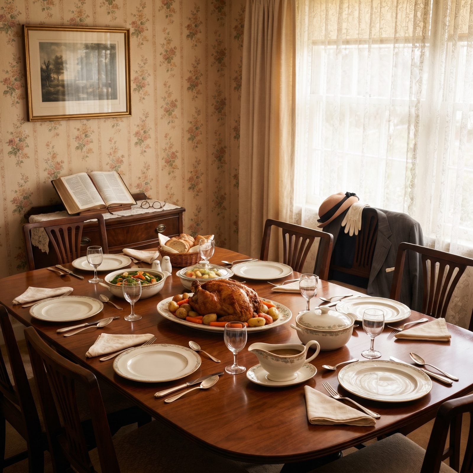 Sunday Belonged to Church and the Family Dinner