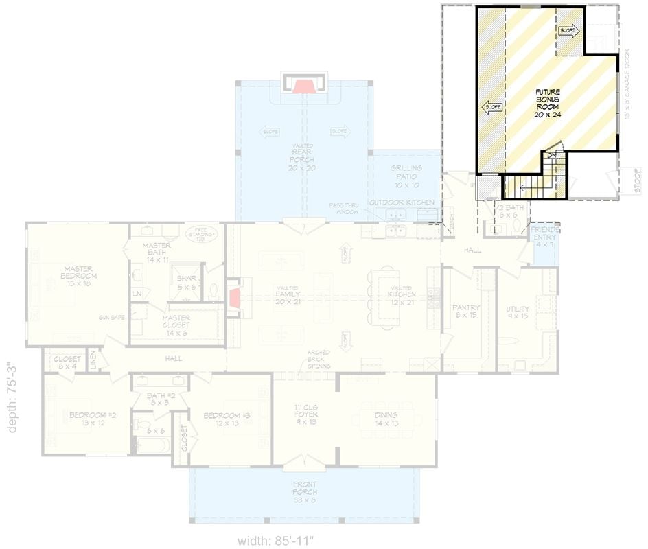 Floor Plan - Bonus Room