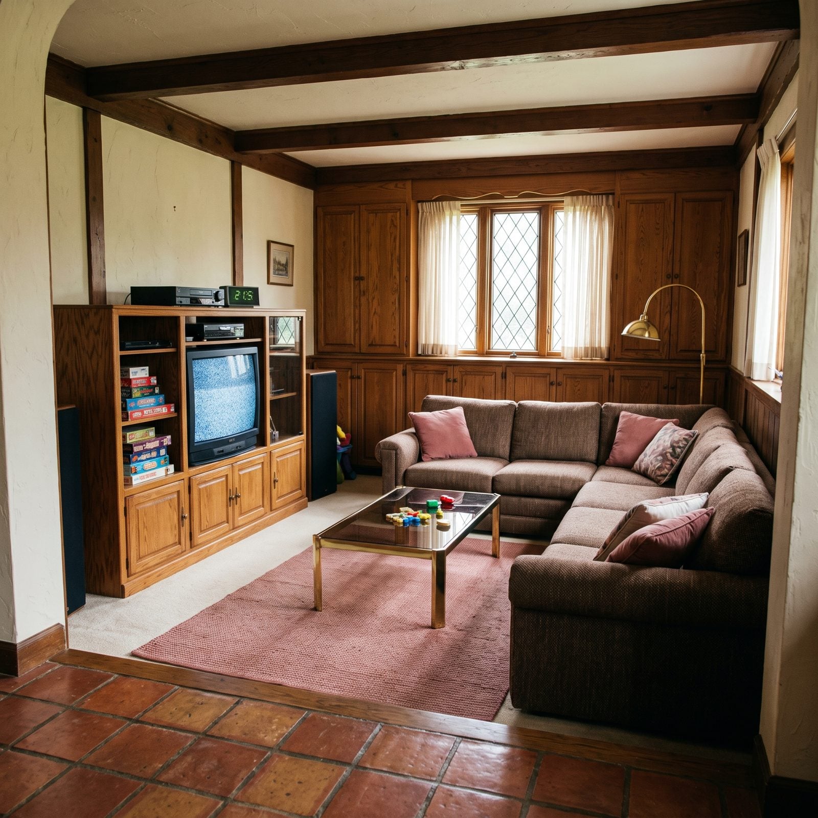 The Sunken Family Room Where the Whole Clan Collapsed After Dinner