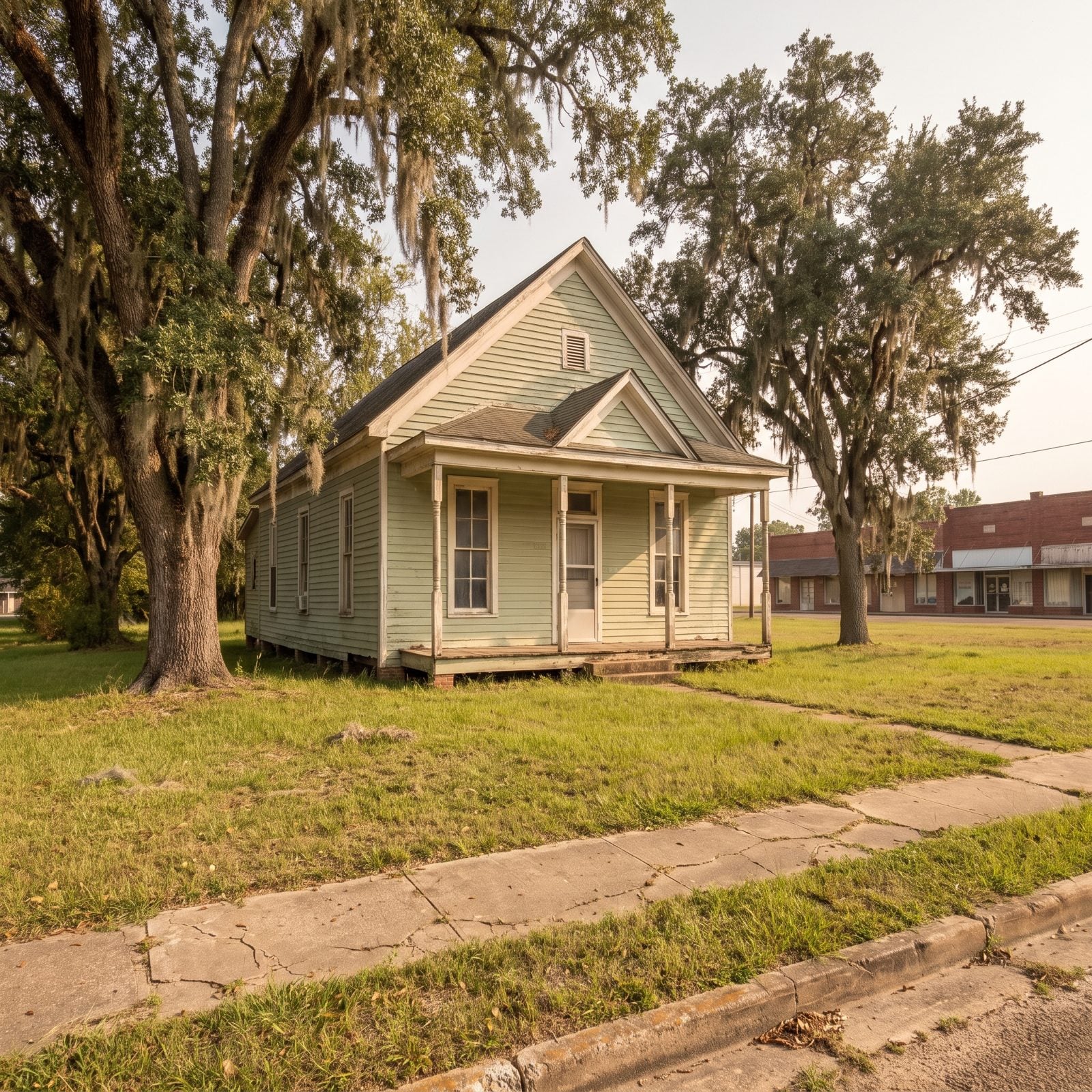 Tallulah, Louisiana, Modest Homes Near a Historic Commercial Core