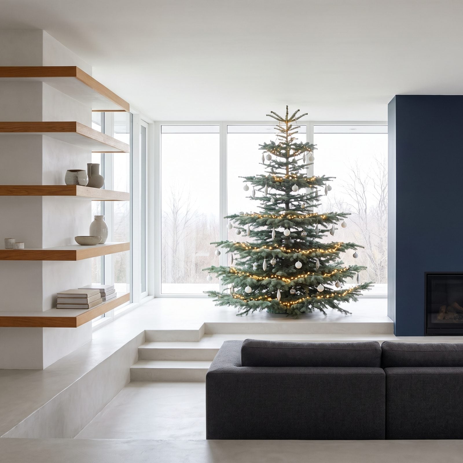 A Terraced Tree Echoing Stepped Contemporary Architecture
