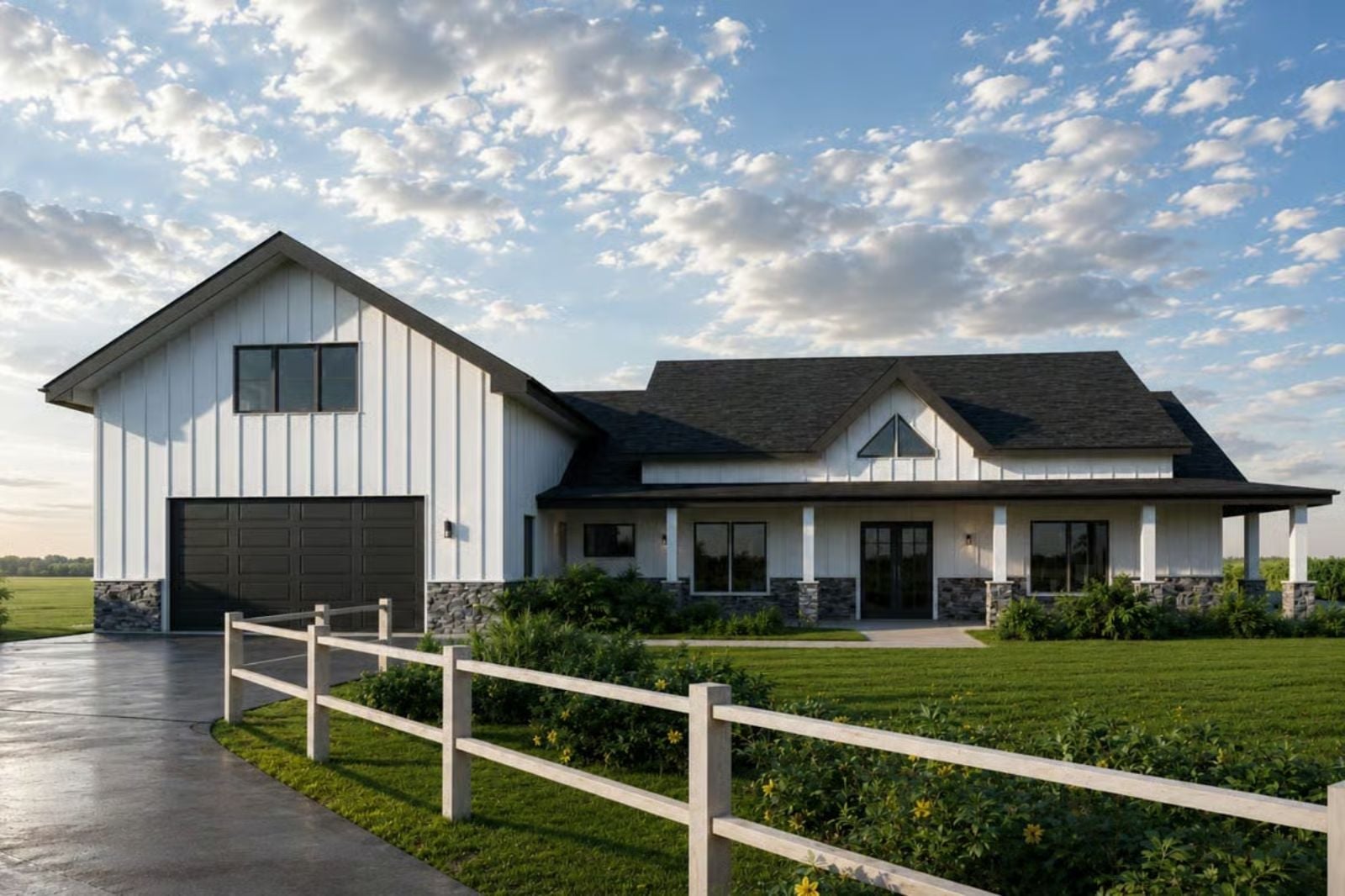 The Beckett 3-Bedroom Country Farmhouse with Bonus Room Designed for Families Who Outgrew Their Starter Home Three Years Ago (Floor Plan)