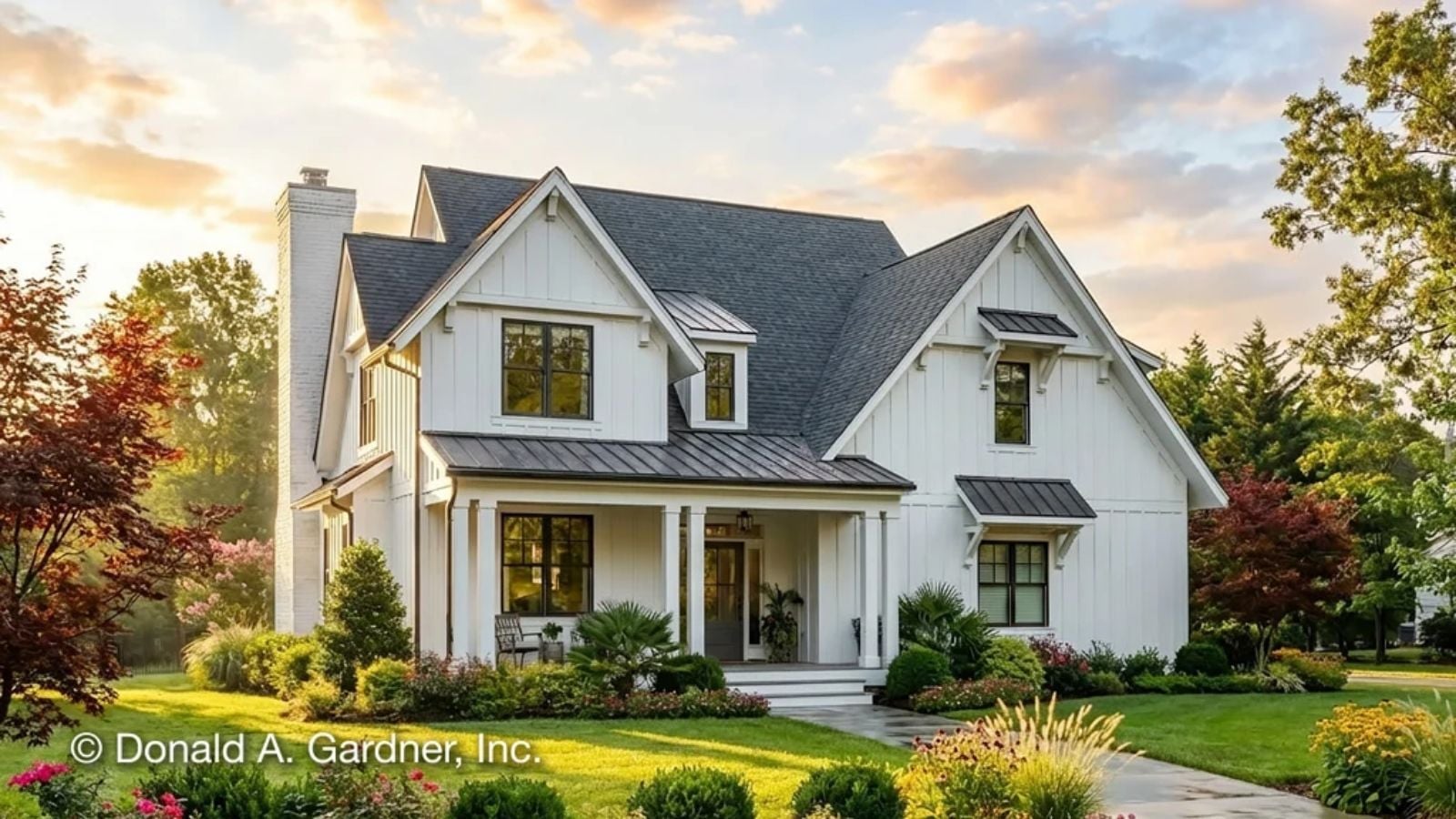 The Justine 4-Bedroom Modern Farmhouse with Screened Porch Designed for Families Who Actually Like Spending Time Together (Floor Plan)
