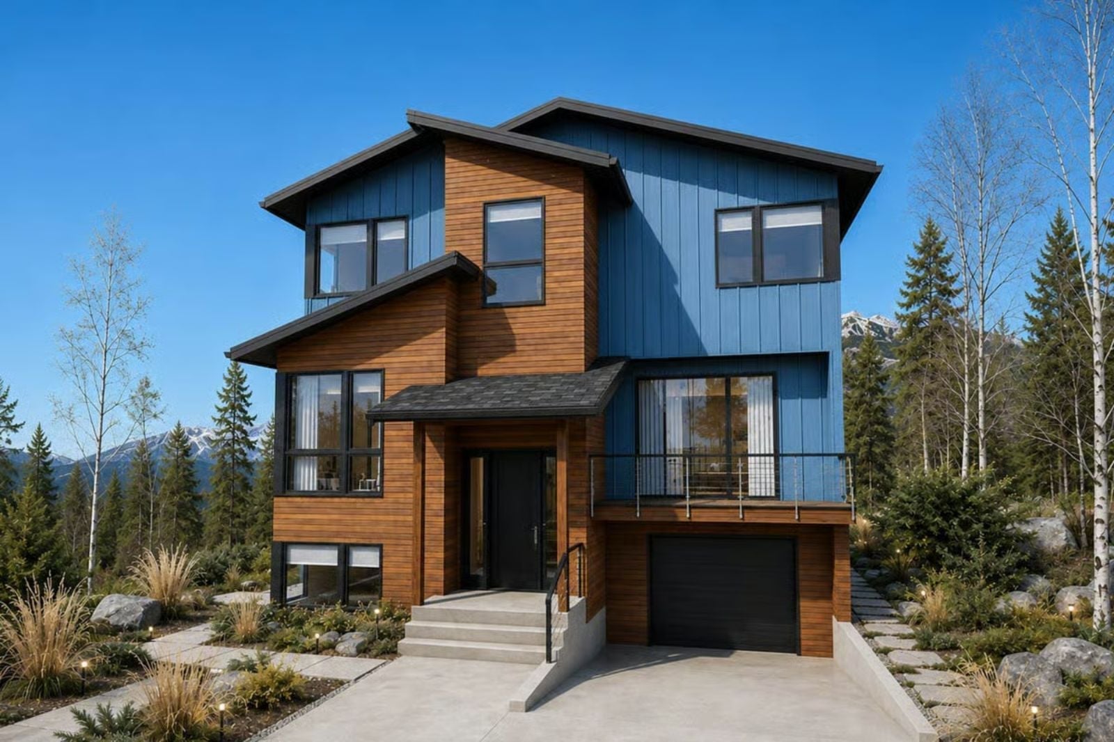 The Kieran 4-Bedroom Contemporary Mountain with Apartment Suite Designed for Families with In-Laws Who Might Be Moving In Whether You Like It or Not (Floor Plan)
