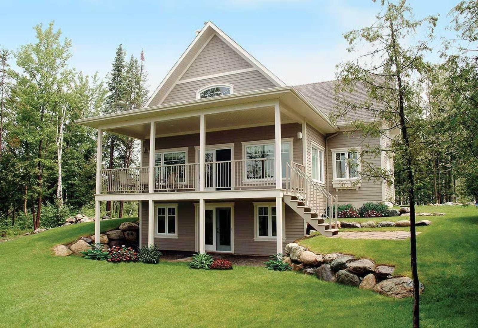 The Lorraine 4-Bedroom Cottage with Walkout Basement Designed for Families with In-Laws Who Might Be Moving In Whether You Like It or Not (Floor Plan)