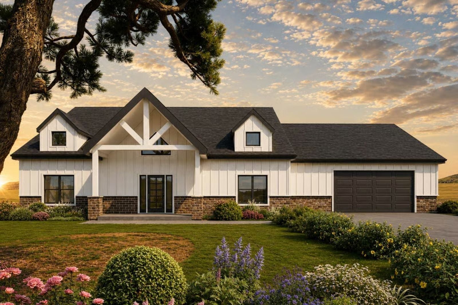 The Ridgeway 4-Bedroom Country Farmhouse with Bonus Room Designed for Families Who Actually Like Spending Time Together (Floor Plan)