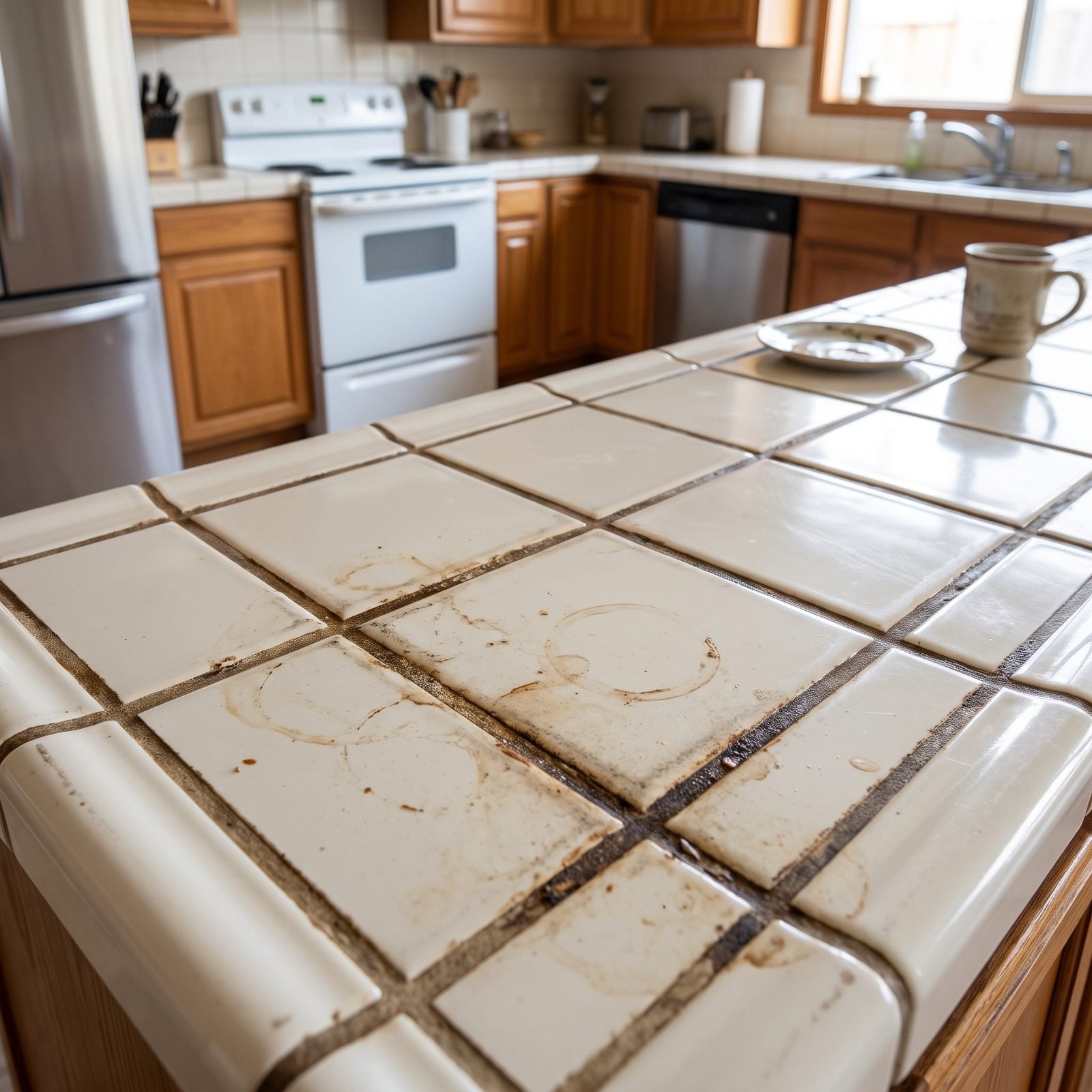 Tile Countertops and the Grout Lines That Hold a Grudge
