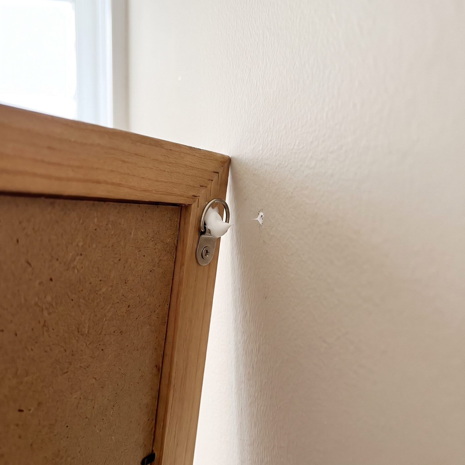 Transfer Picture-Hanger Positions to the Wall With Toothpaste