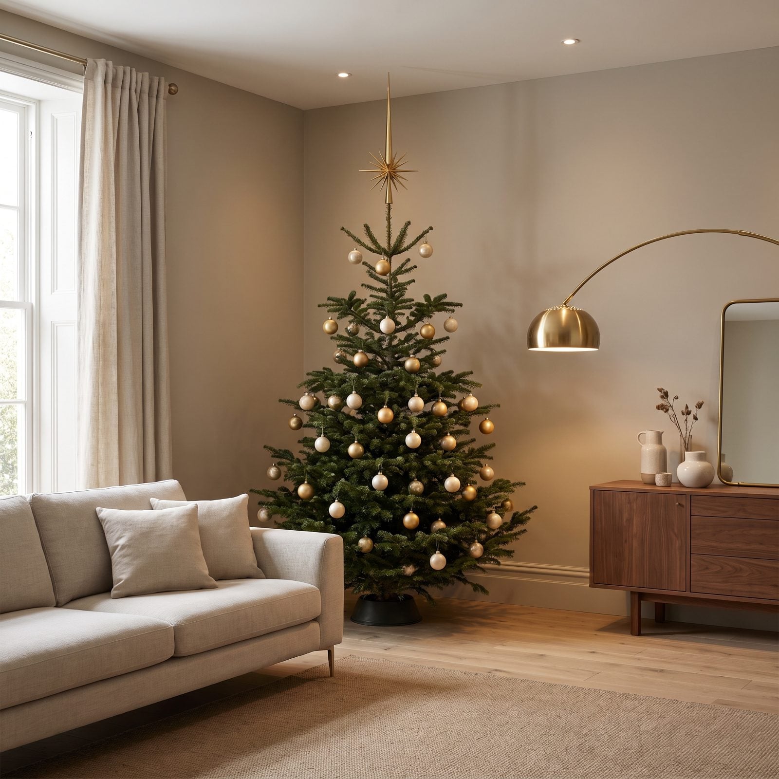 The Tree Crowned With a Narrow Architectural Topper