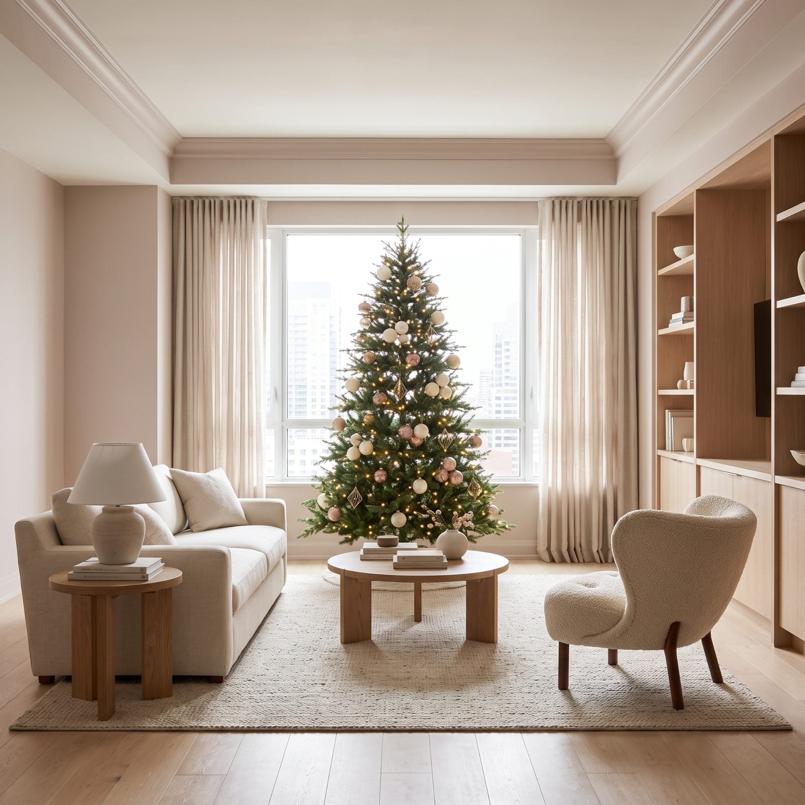 The Tree With Ornament Clusters Instead of Scattered Trinkets
