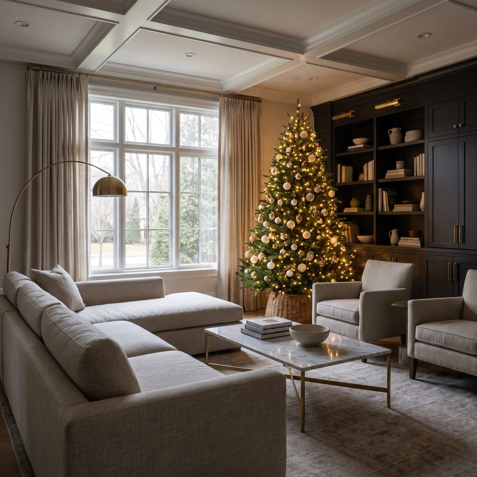 The Tree Placed Beyond the Main Seating Group