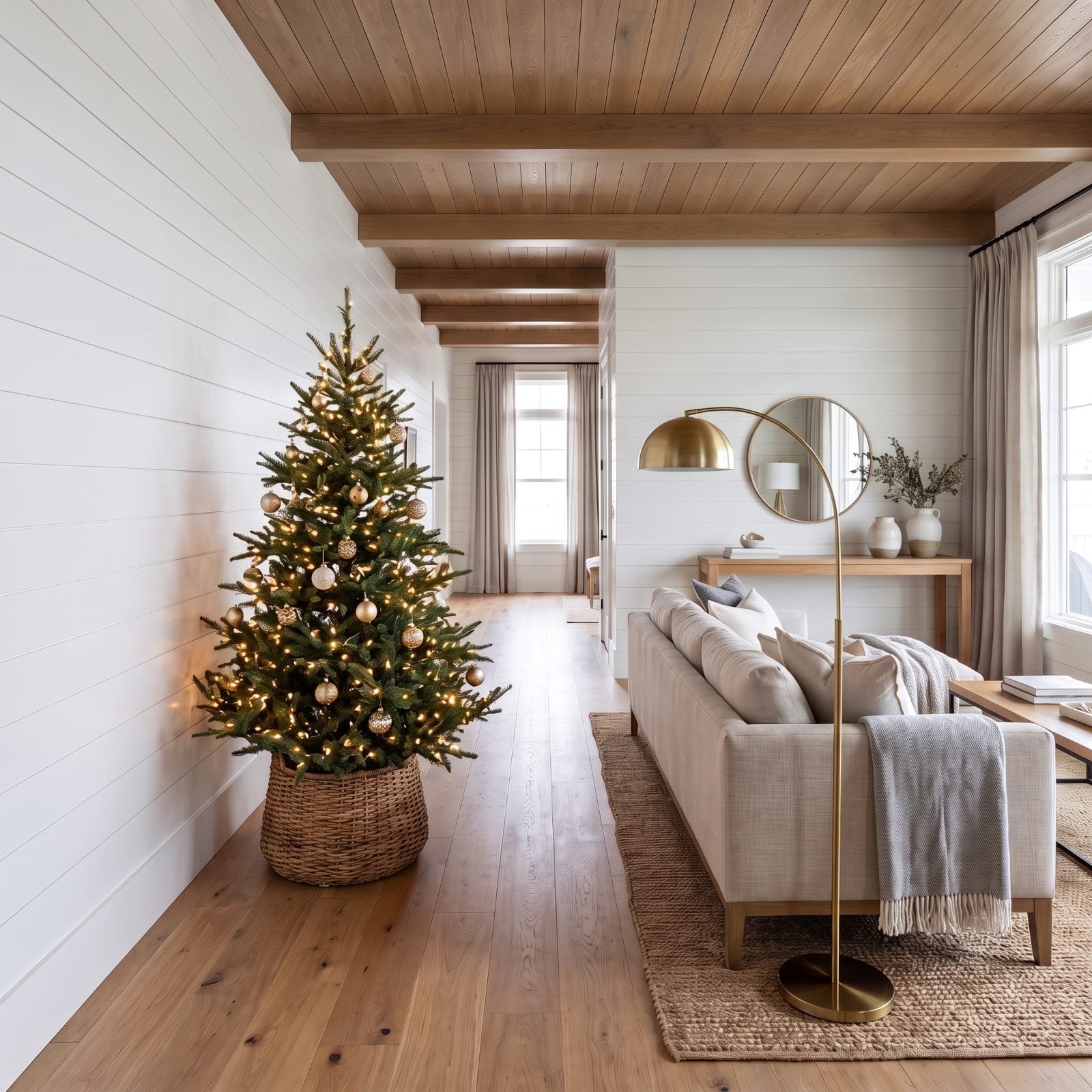 The Tree Placed on the Long Wall of a Narrow Room