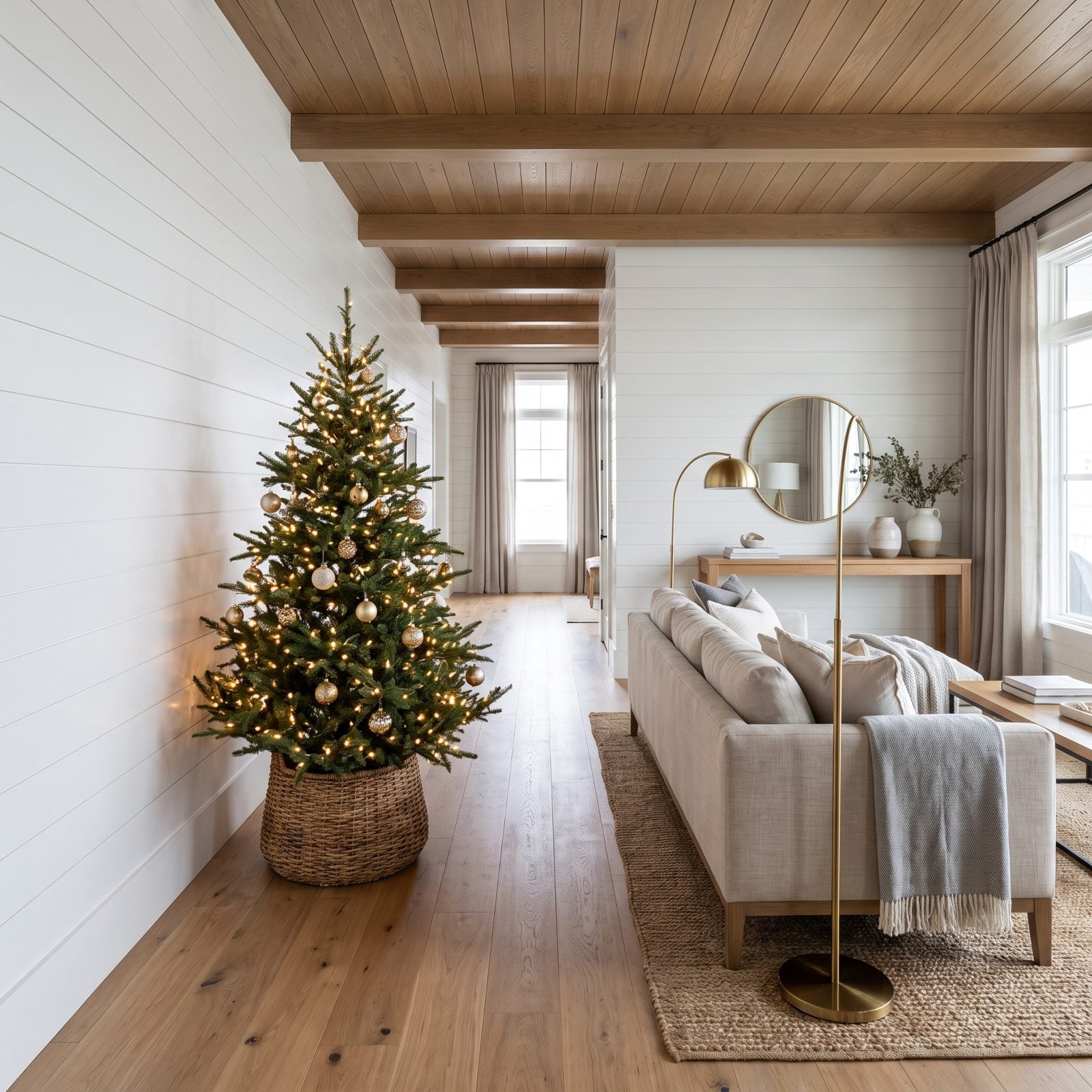 The Tree Placed on the Long Wall of a Narrow Room