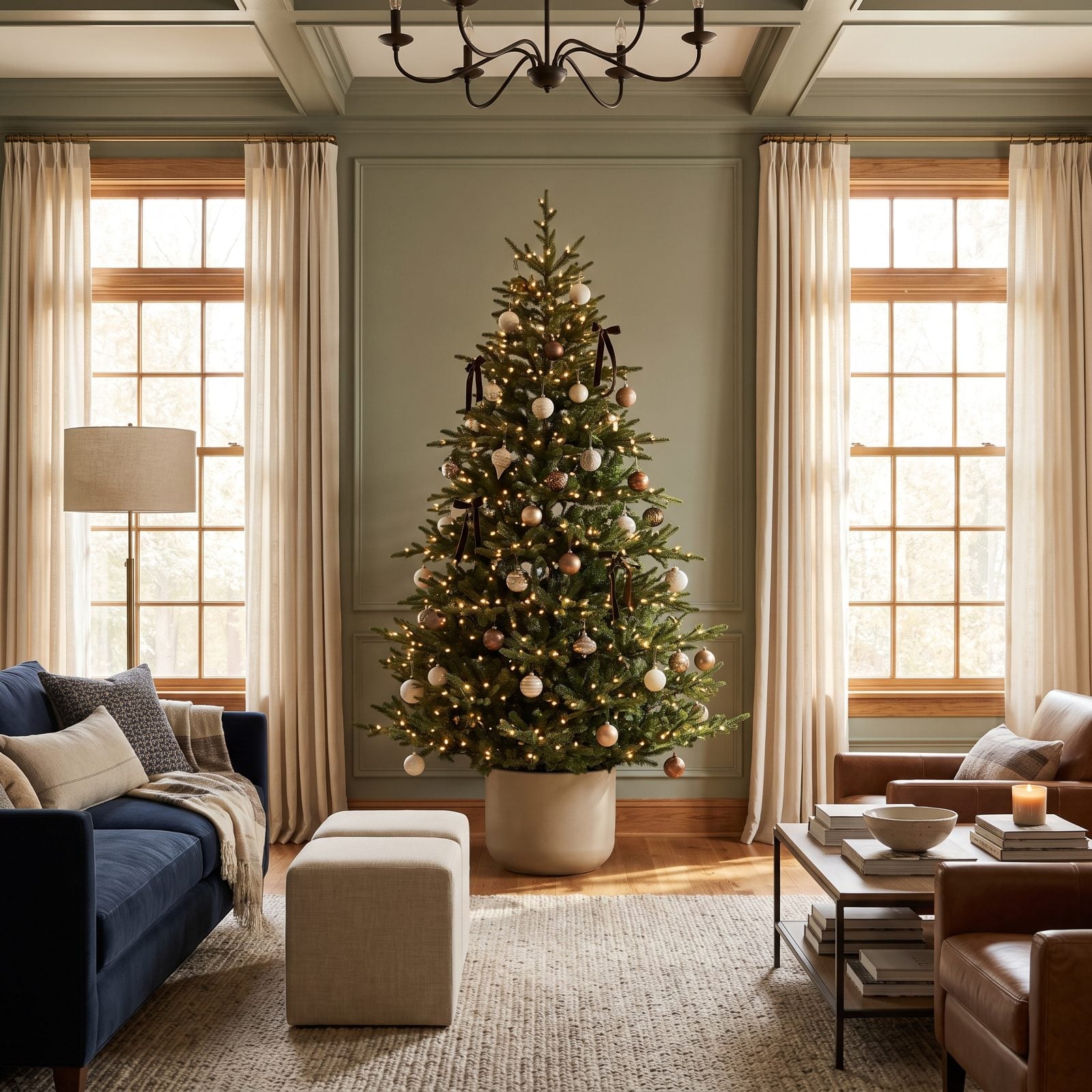 The Tree Whose Width Matches the Wall Section Behind It