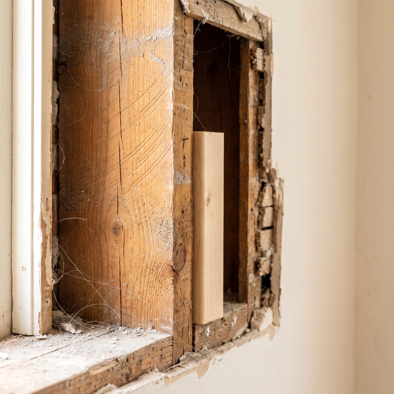 True-Dimension Lumber Behind the Walls