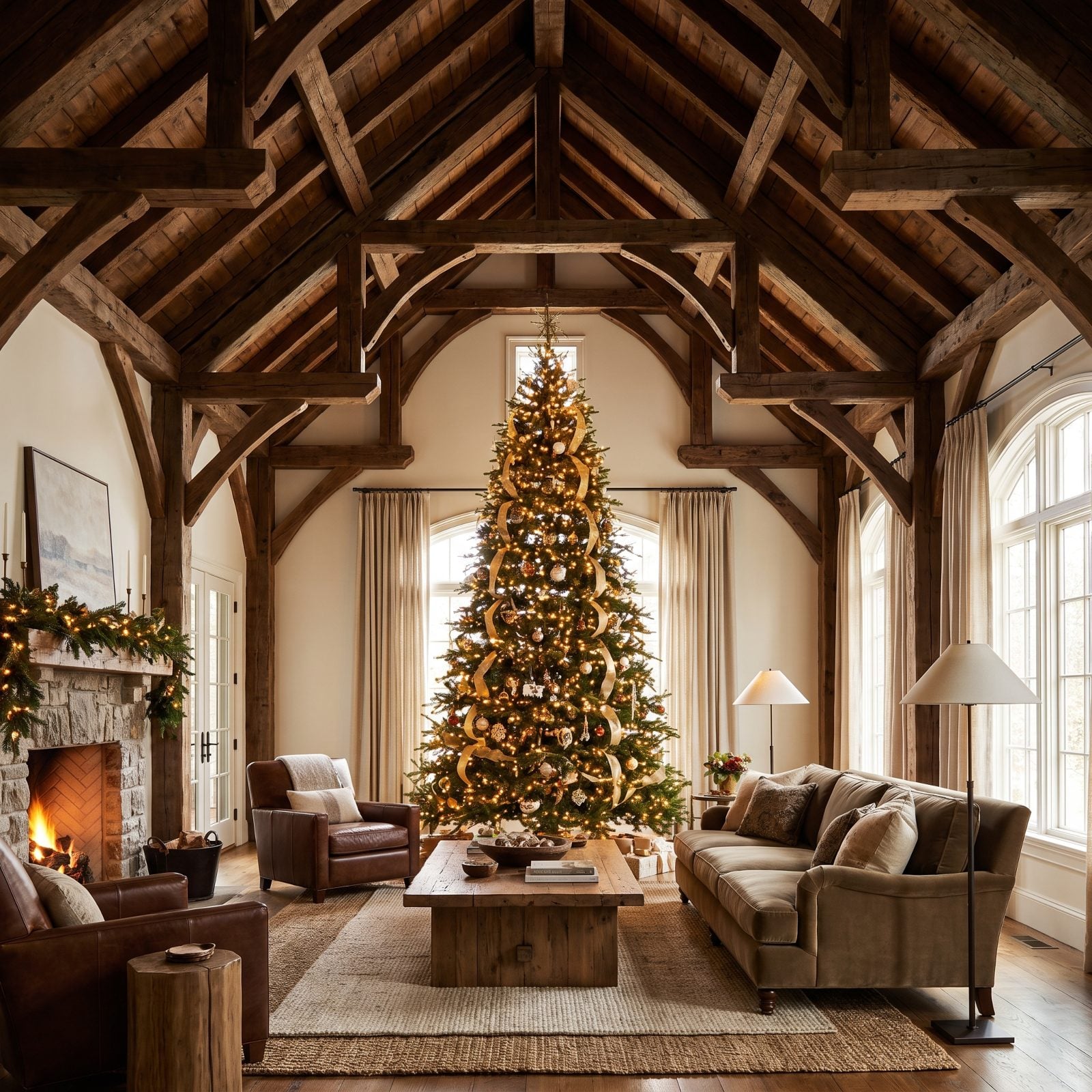 Under the Peak of a Vaulted Ceiling