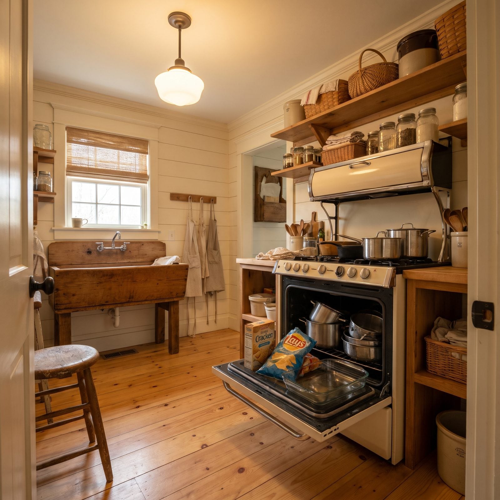 Using the Oven as a Second Pantry (Until Someone Preheated It)