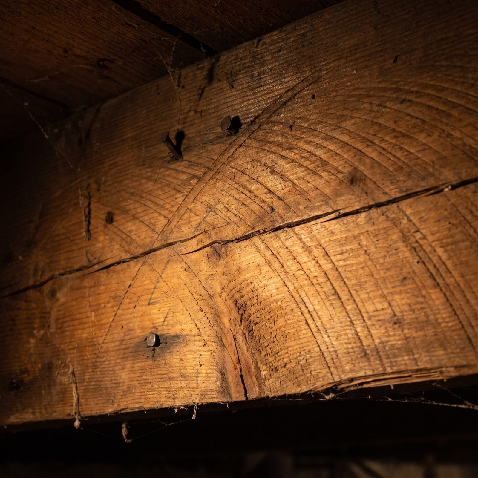 Vertical or Circular Saw Marks on the Joists