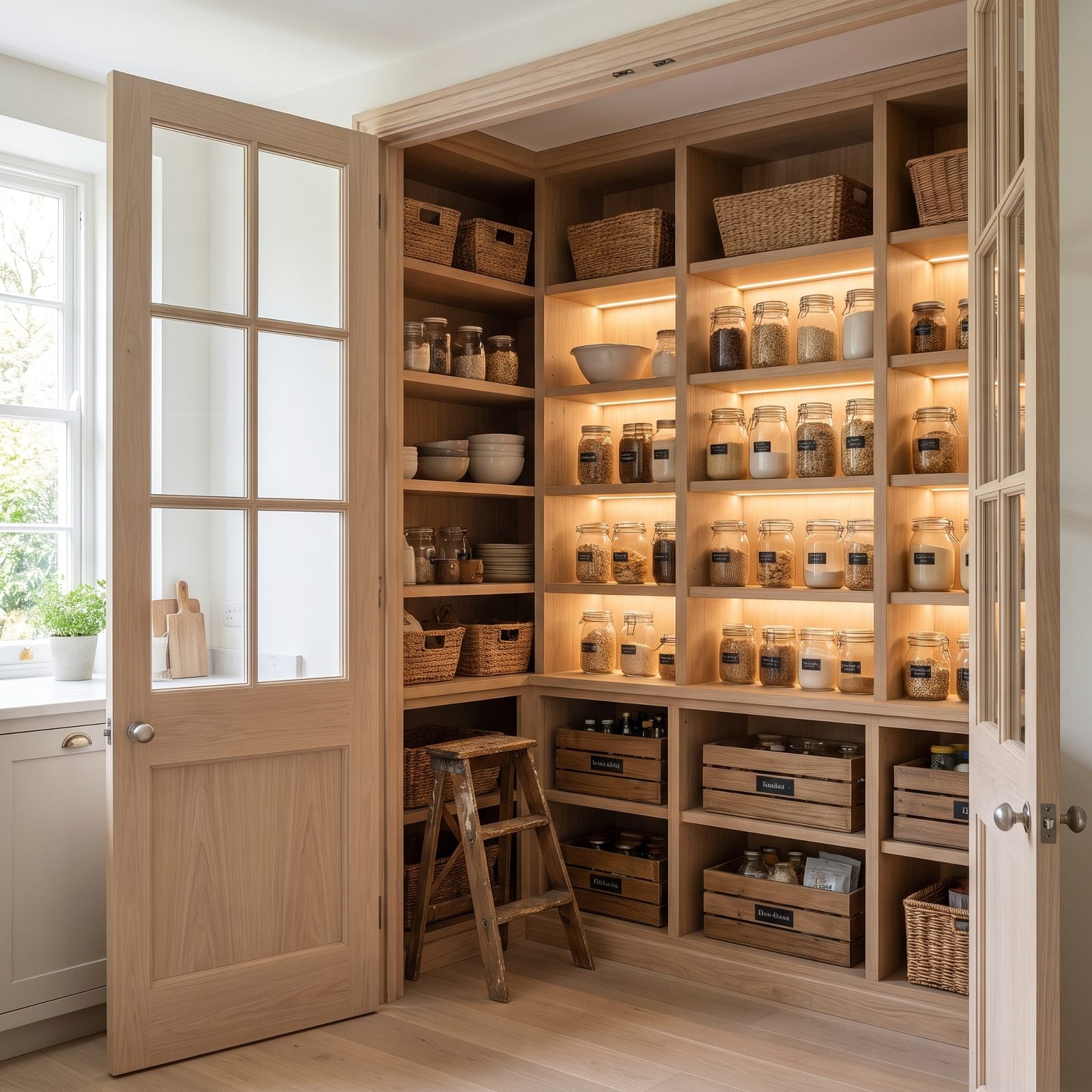 A Walk-In Pantry Buyers Can Enter and Explore