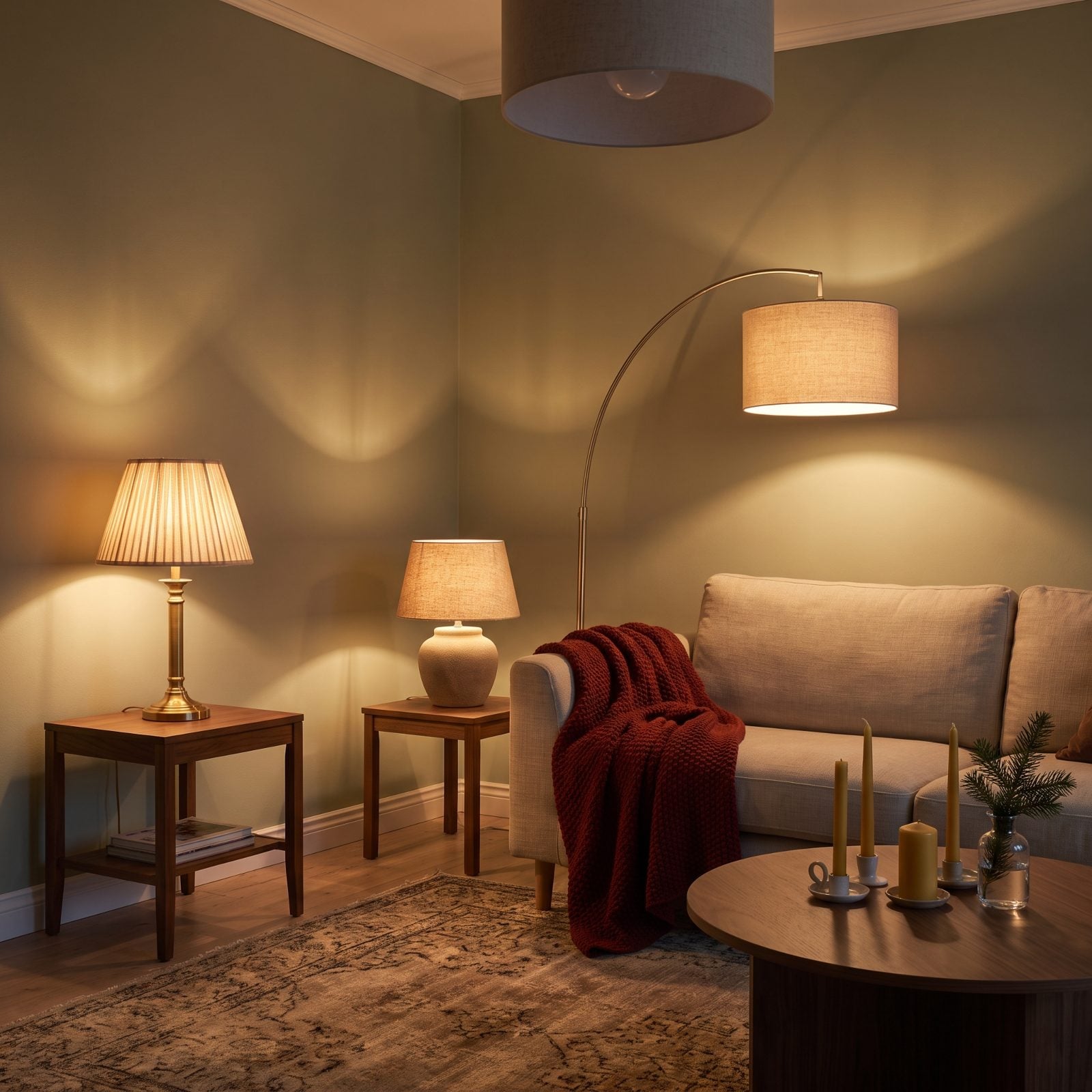 Warm Lamps Replacing the Main Ceiling Lights