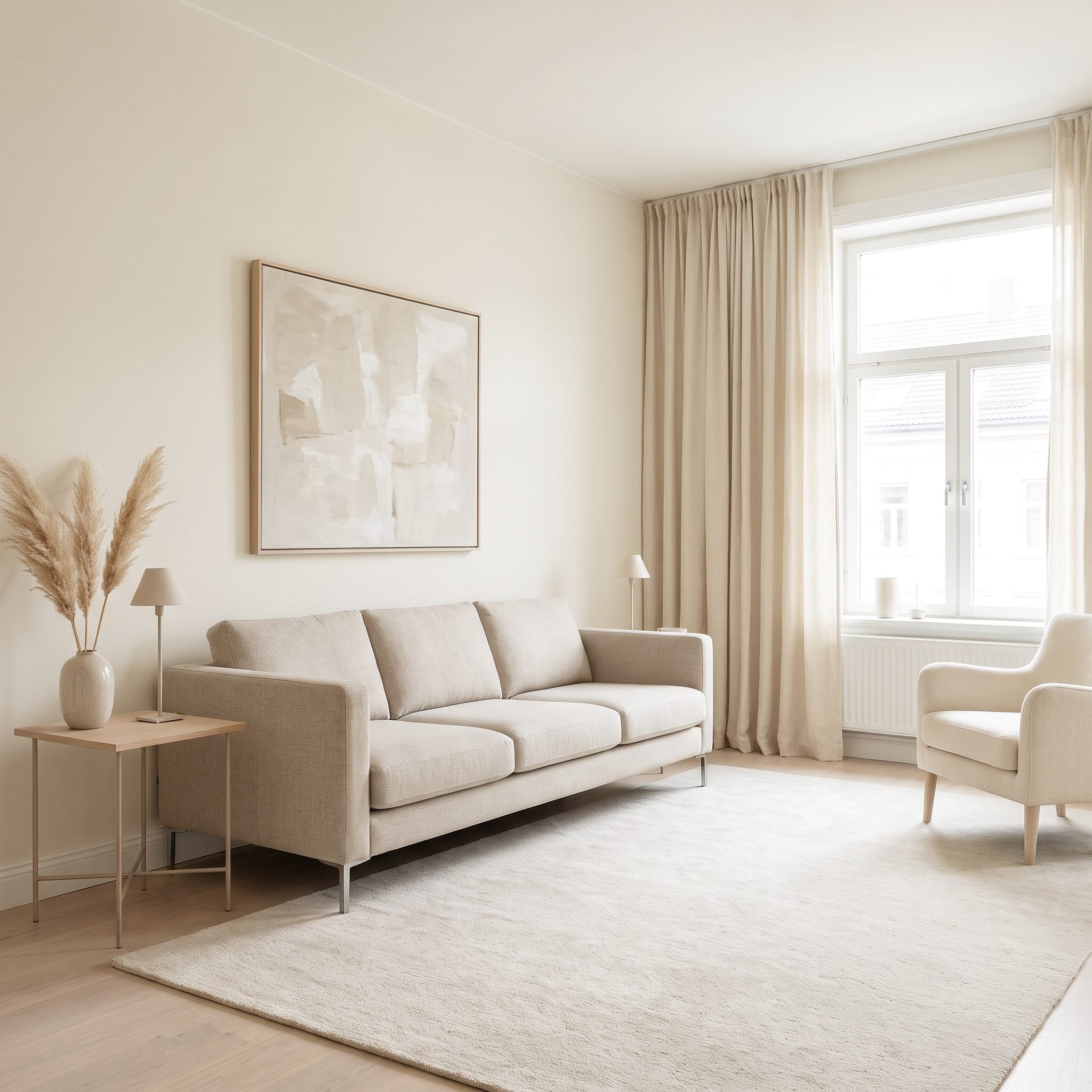 Warm Monochrome: Larger Forms Make Subtle Colors Read