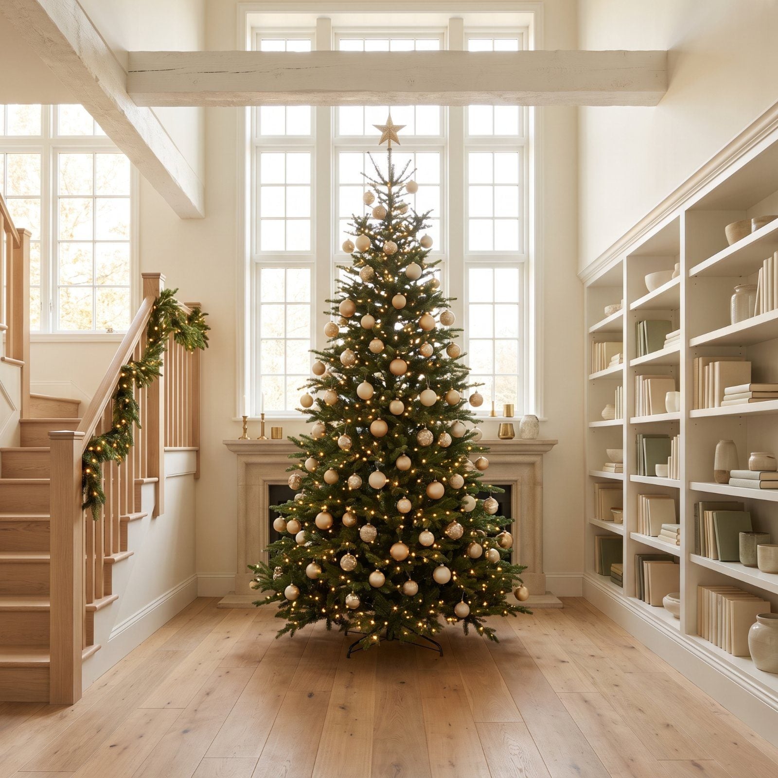 What Happens When the Christmas Tree Matches the Architecture? 38 Rooms Where It Looks Like It Was Always Meant to Be There