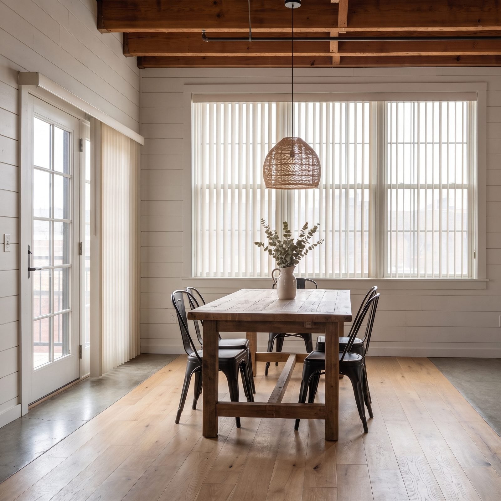 When Plastic Vertical Blinds Undo a Perfectly Good Farmhouse Window
