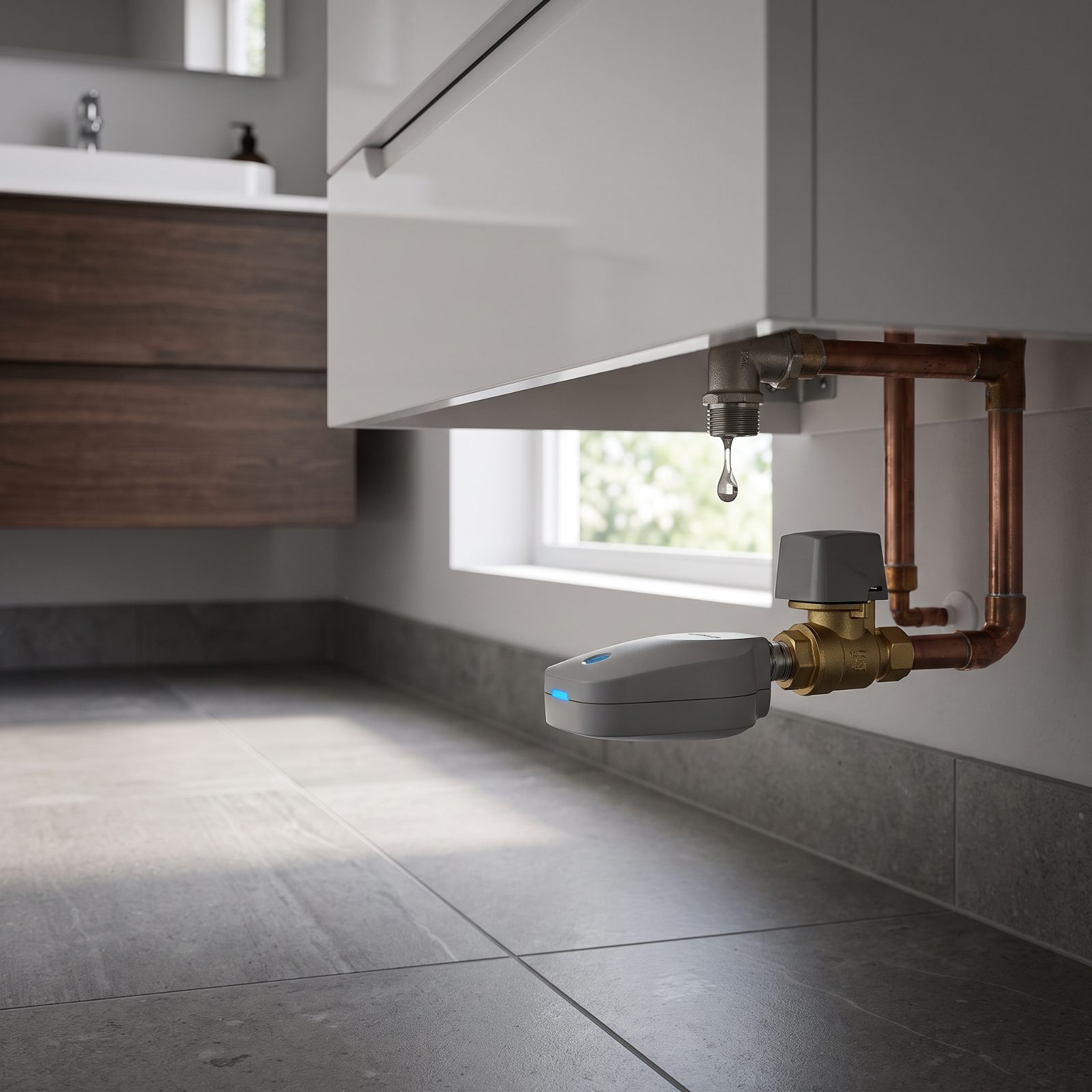 Whole-Room Leak Detection With Automatic Water Shutoff