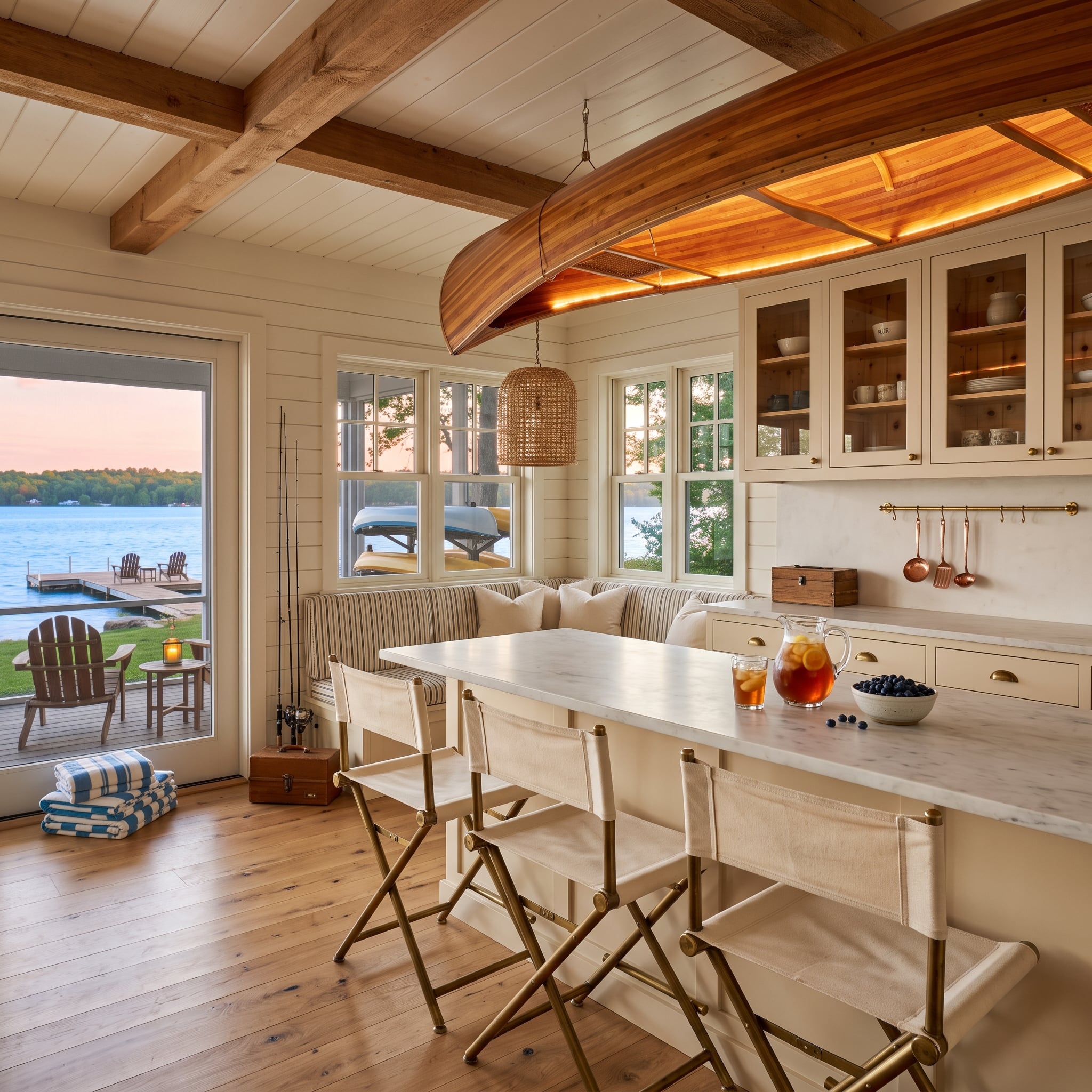 Cedar Canoe on the Ceiling: What Lakehouse Logic Gets Right About White Kitchens