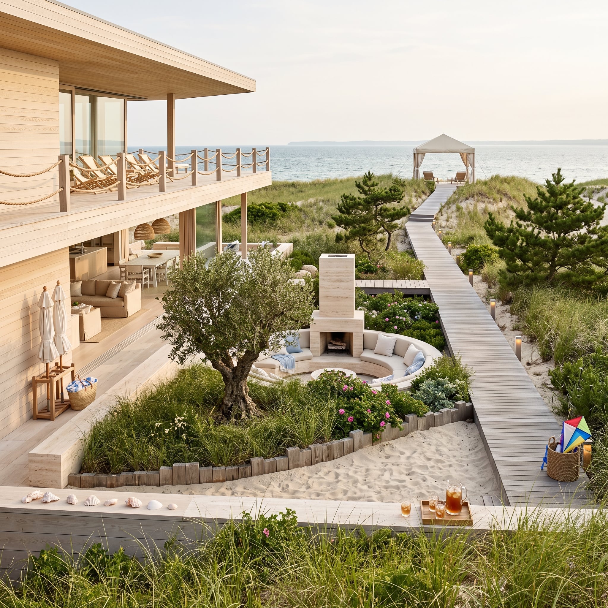 Sand, an Olive Tree, and a Boardwalk That Knows Where It's Going