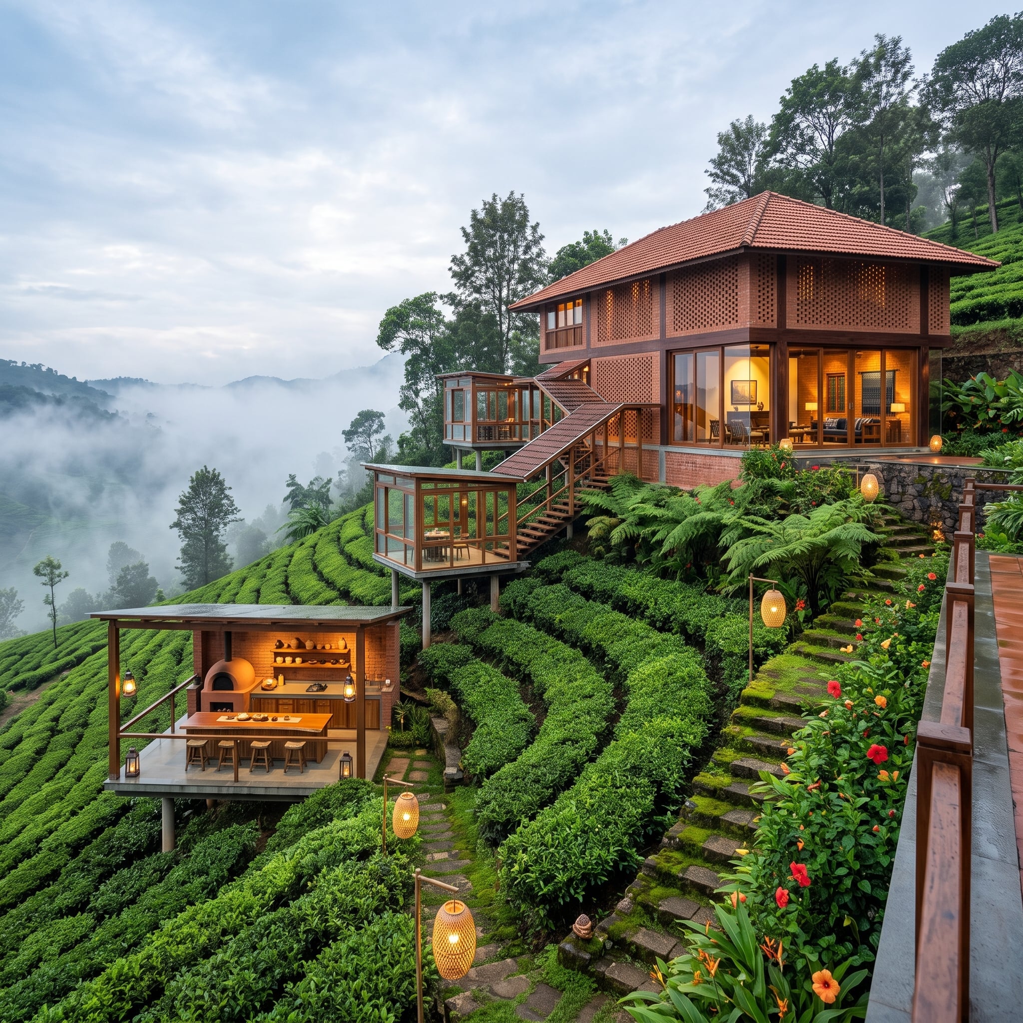 Tea Plantation Living Proves Warmth Doesn't Require Walls