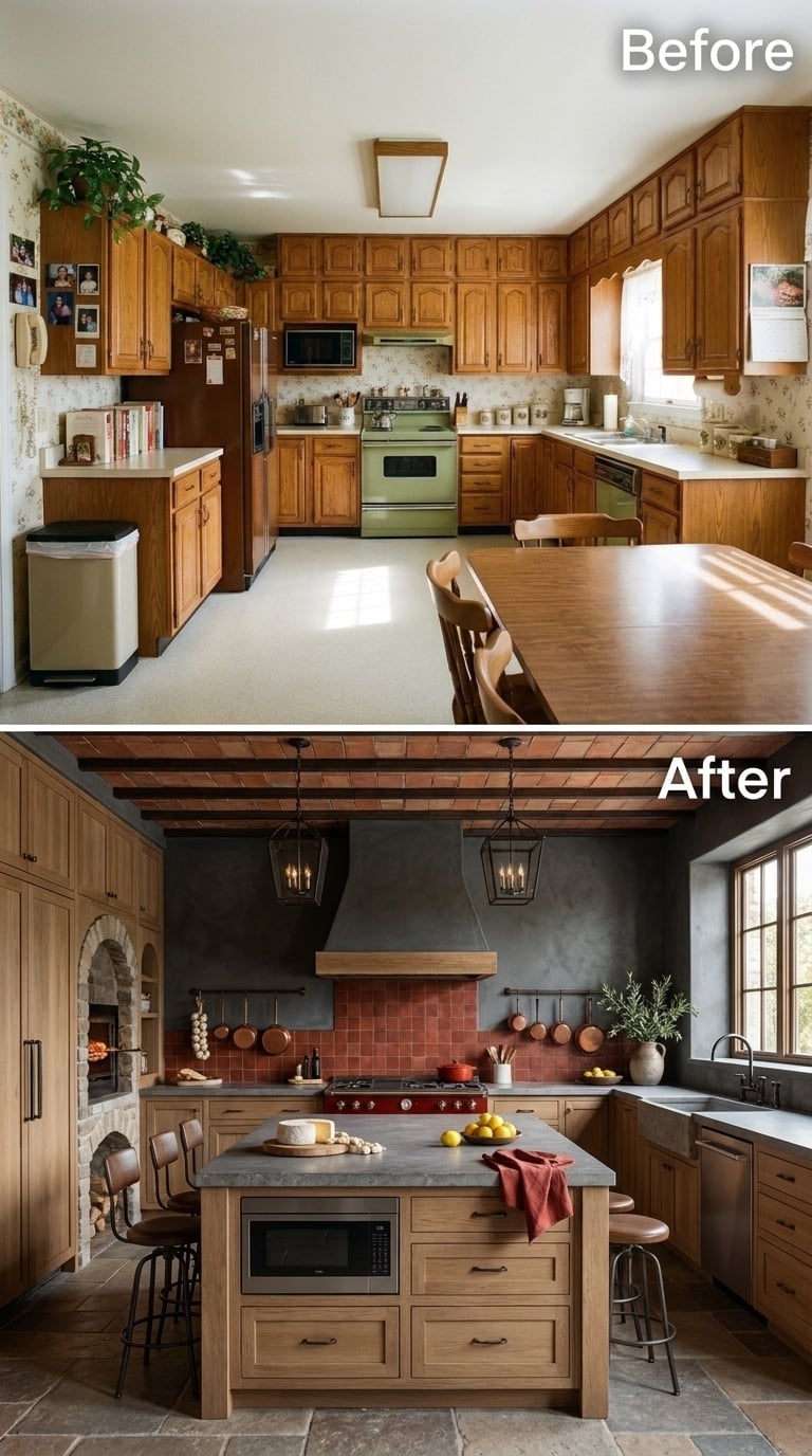 Terracotta, Plaster, and Stone Turn Empty Wall Space Into the Main Ingredient