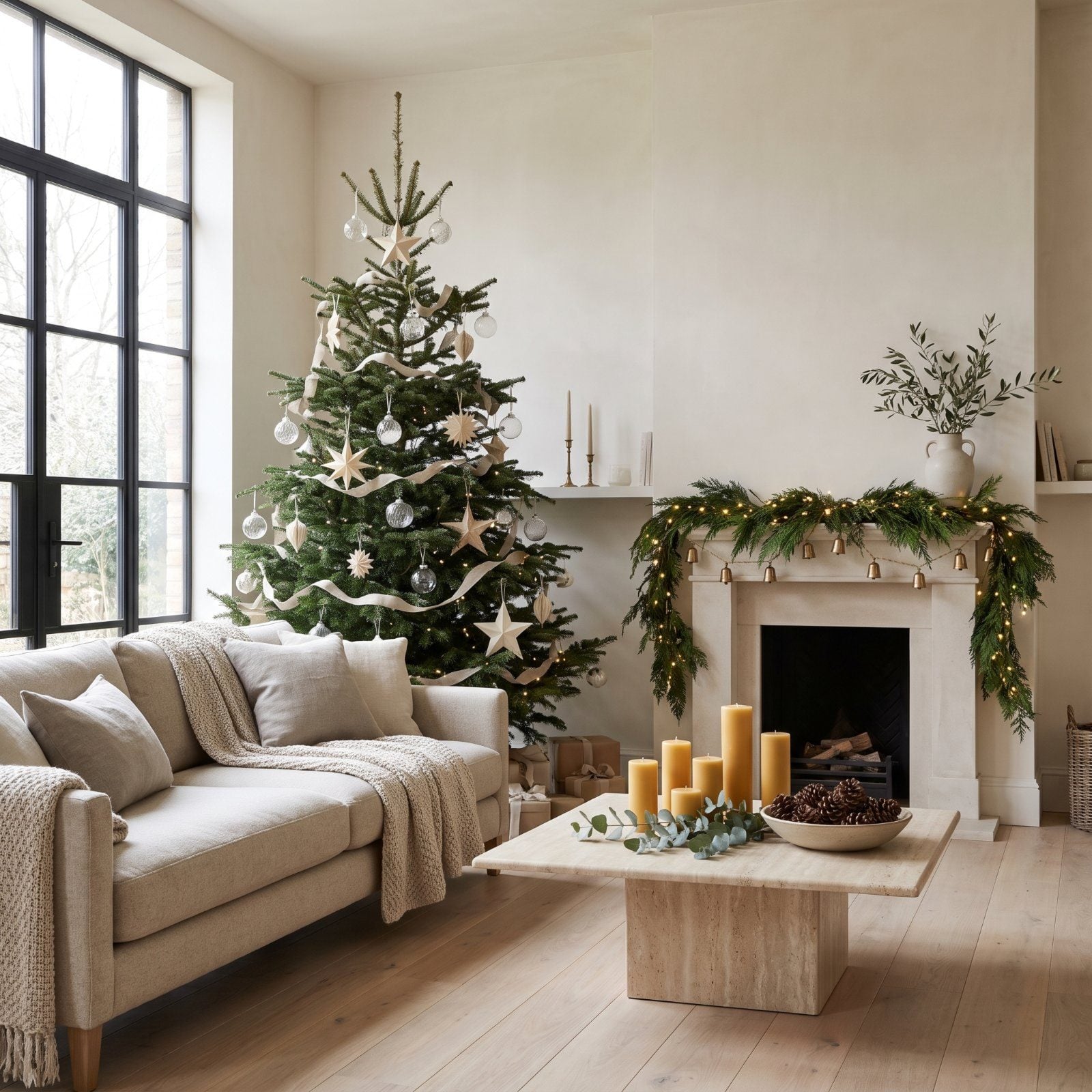 Why Are Some of the Prettiest Christmas Rooms Almost Completely Neutral? 38 Spaces That Somehow Still Feel Festive