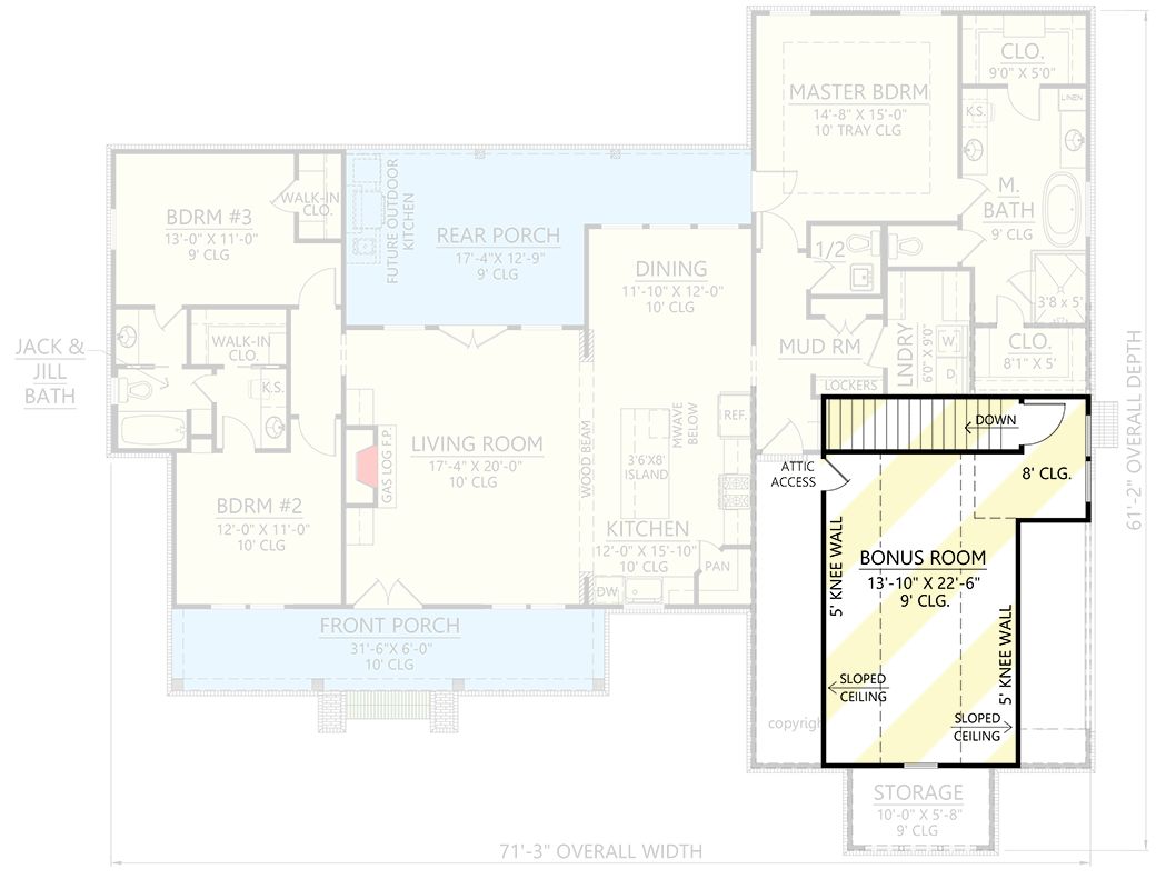 Floor Plan - Bonus Room
