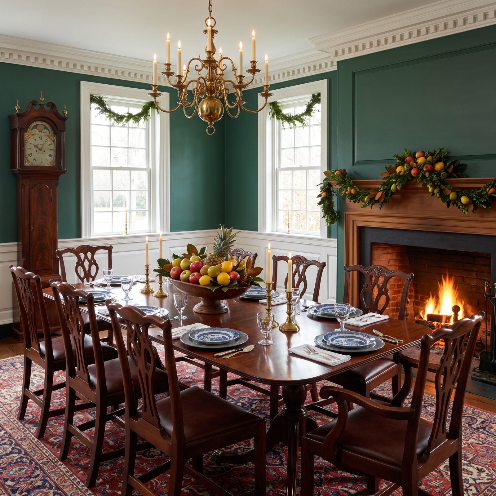 Williamsburg Fruit and a Colonial Table That Means It