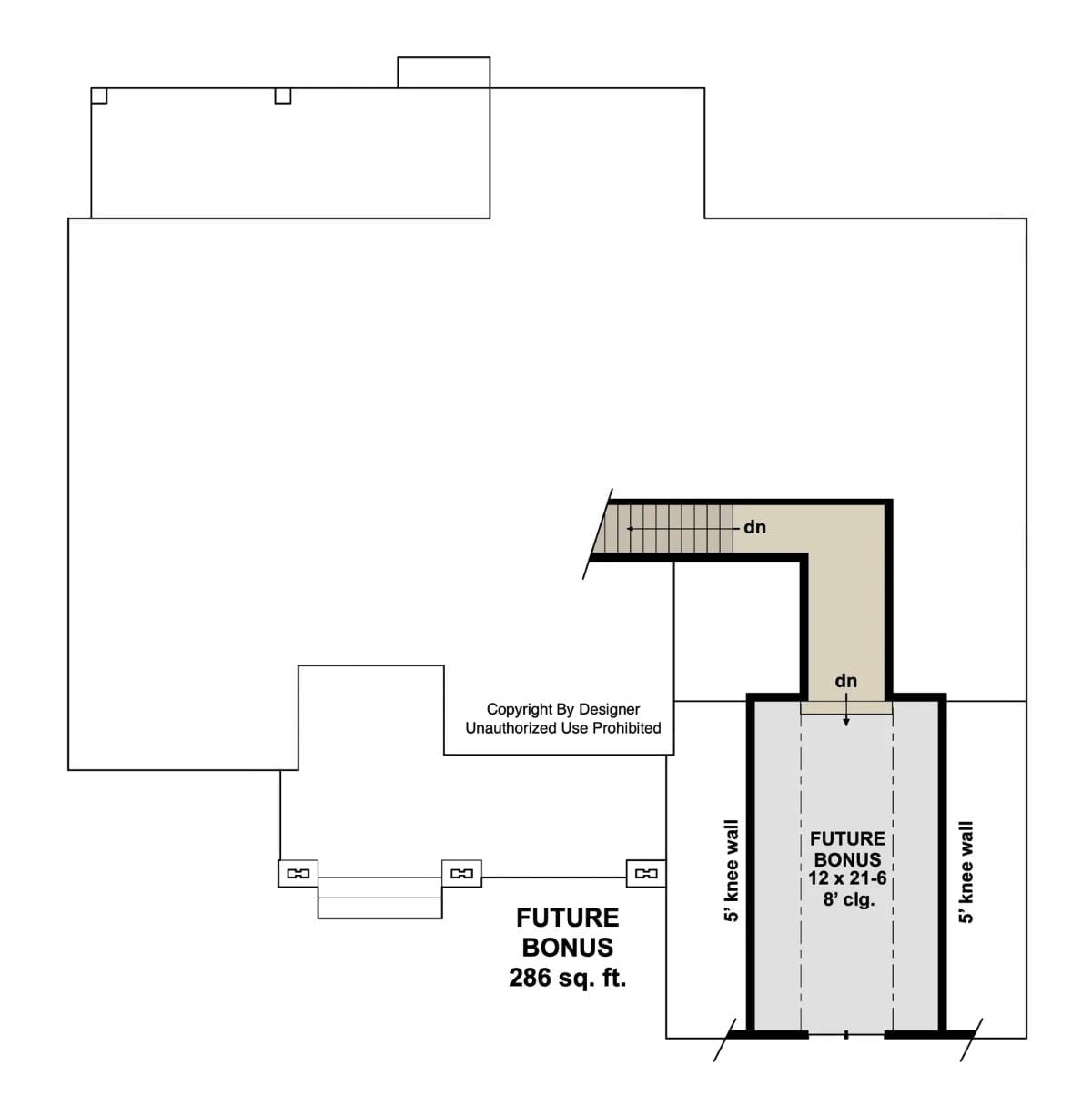 Floor Plan - Bonus Room