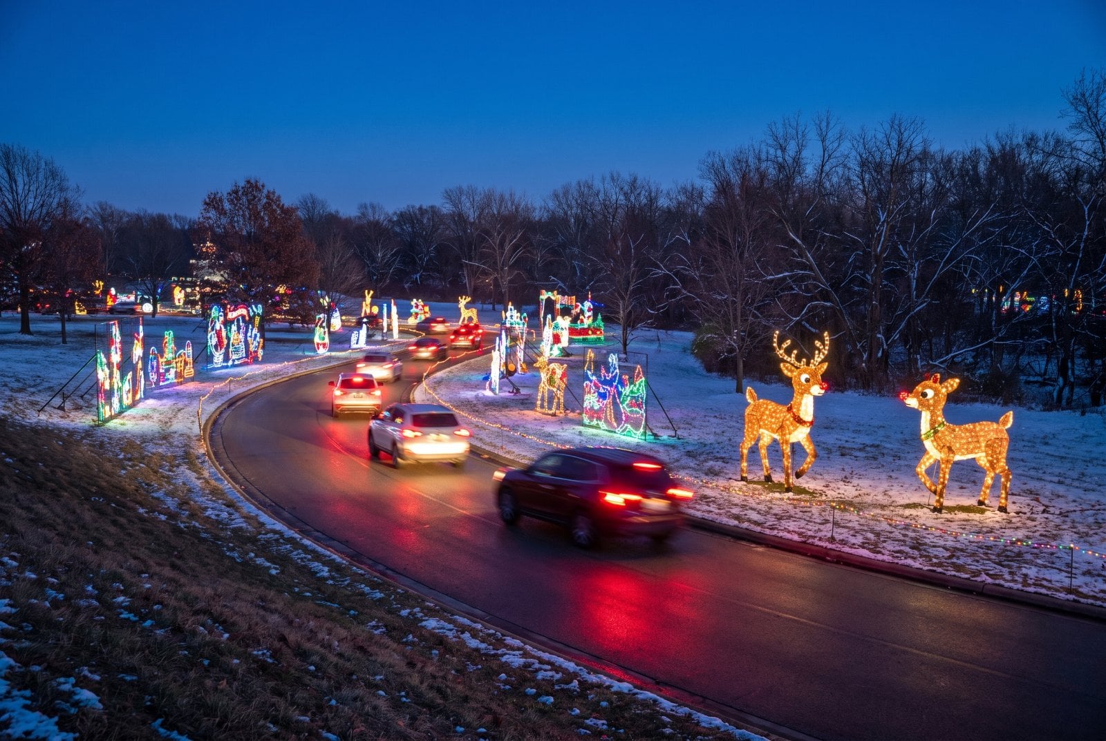 Santa Claus, Indiana at Christmas