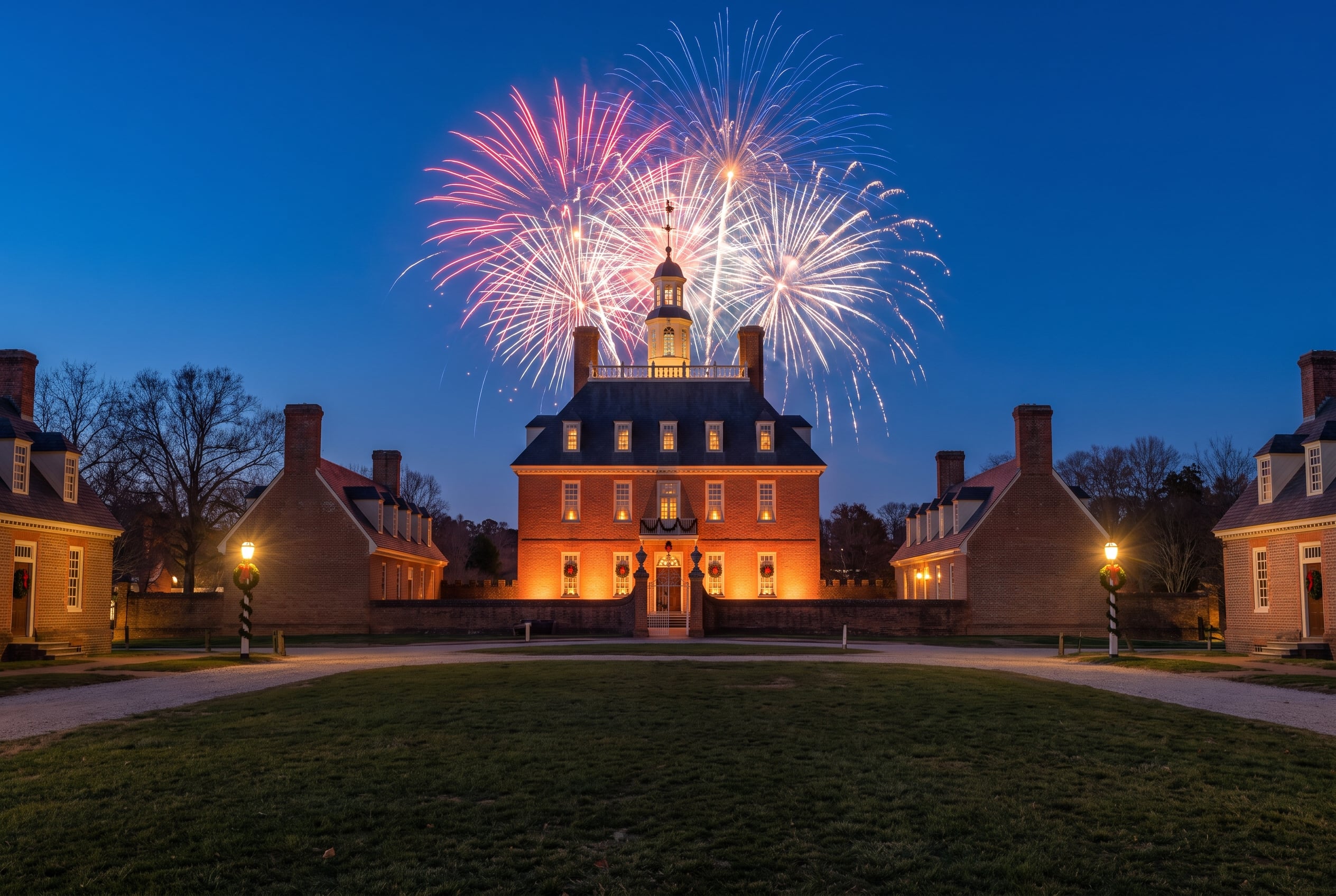Williamsburg, Virginia at Christmas