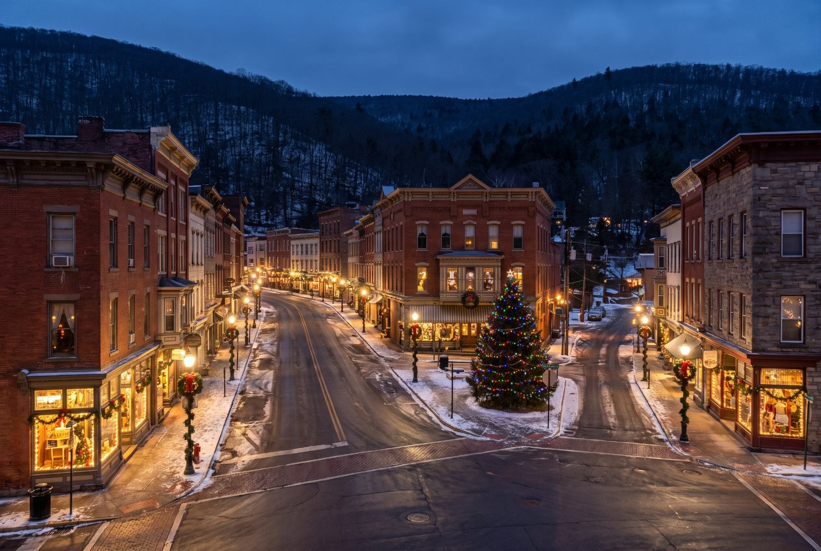 Jim Thorpe, Pennsylvania at Christmas
