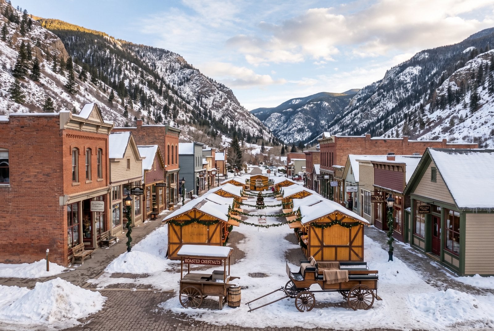 Georgetown, Colorado at Christmas