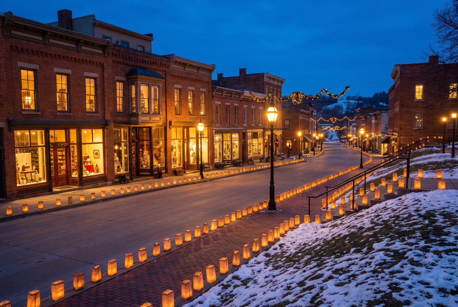 Galena, Illinois at Christmas