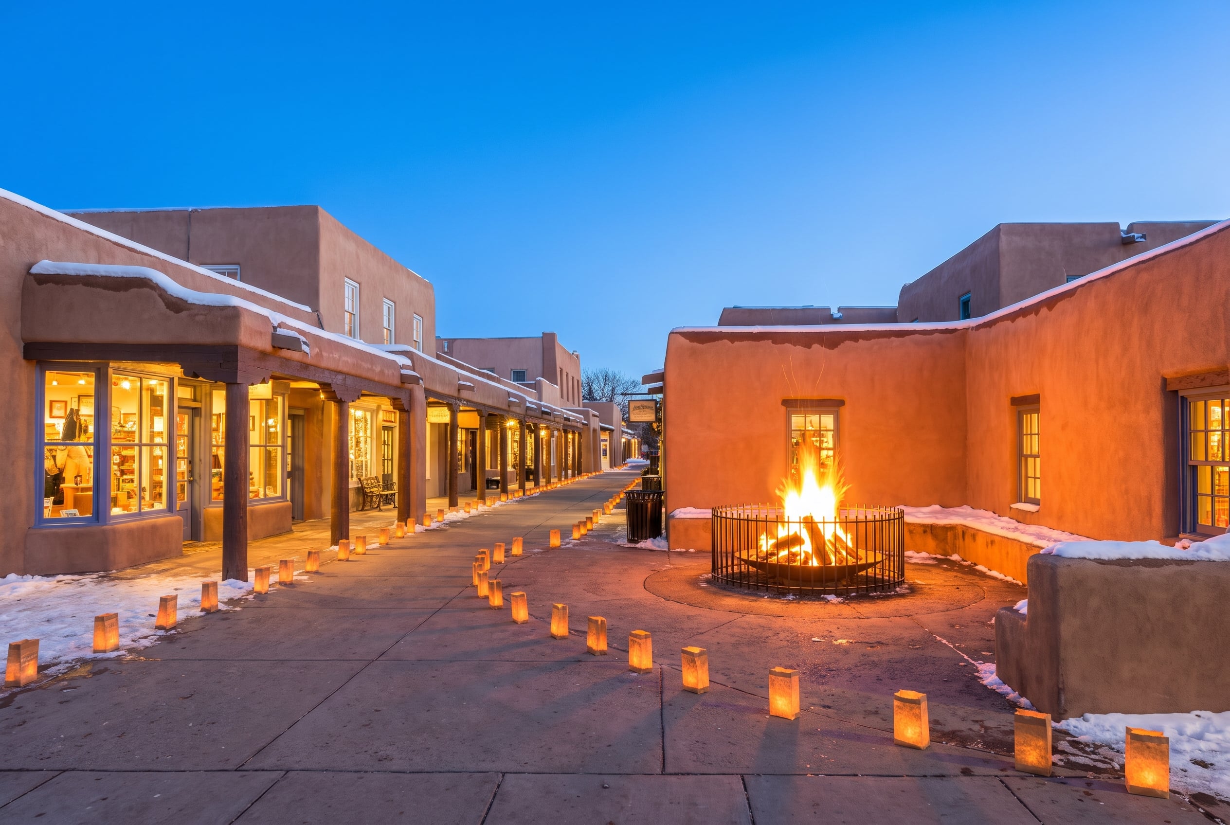 Taos, New Mexico at Christmas