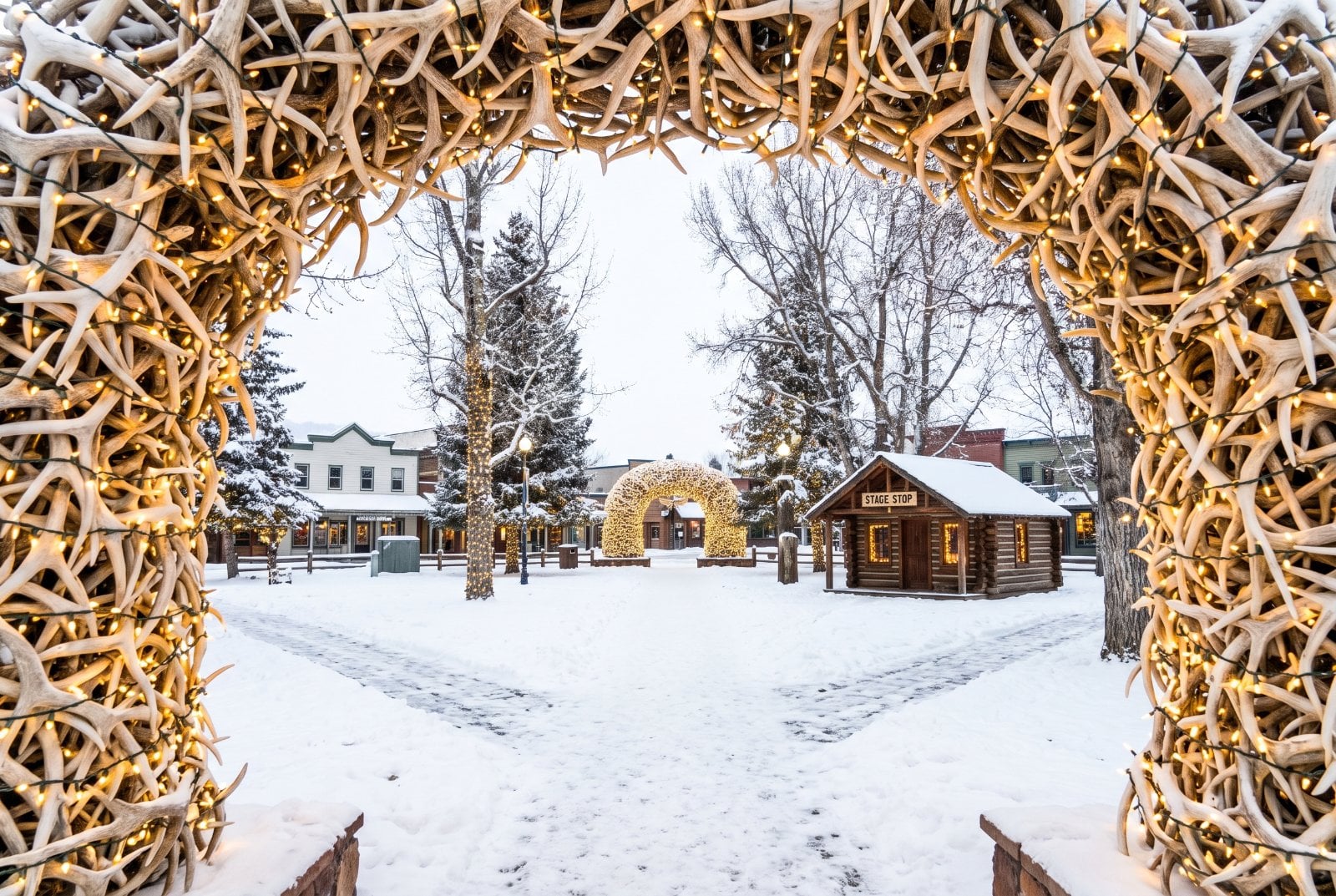 Jackson, Wyoming at Christmas