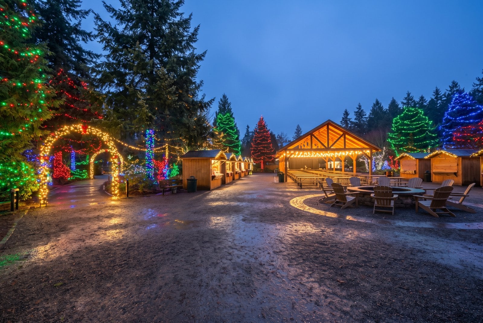 Silverton, Oregon at Christmas