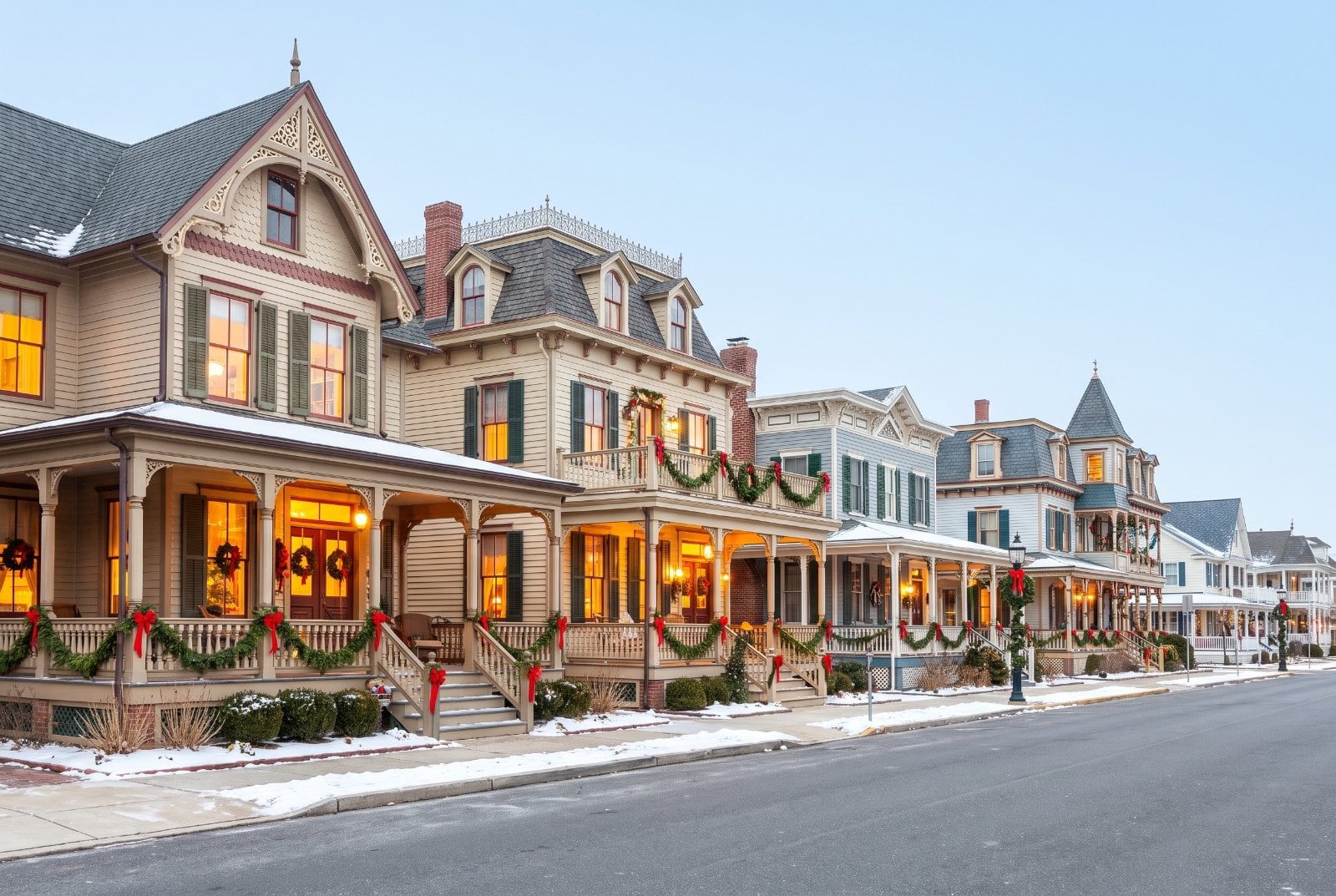 Cape May, New Jersey at Christmas