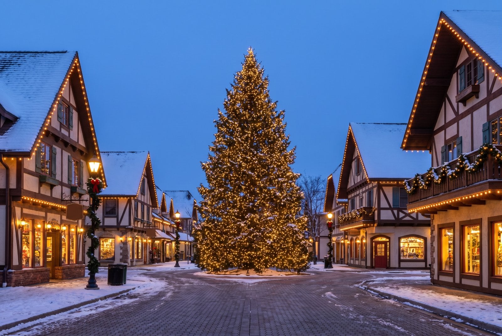 Frankenmuth, Michigan at Christmas