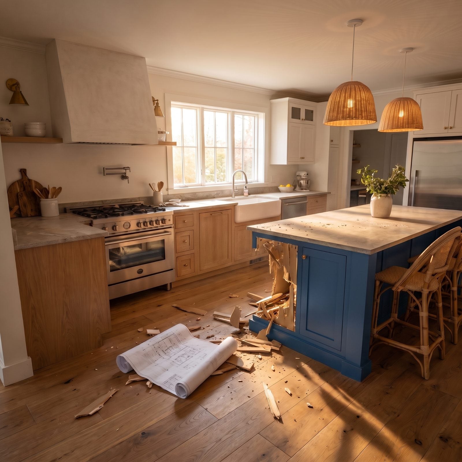 You Demolish the Cabinets Before Finalizing the Plan