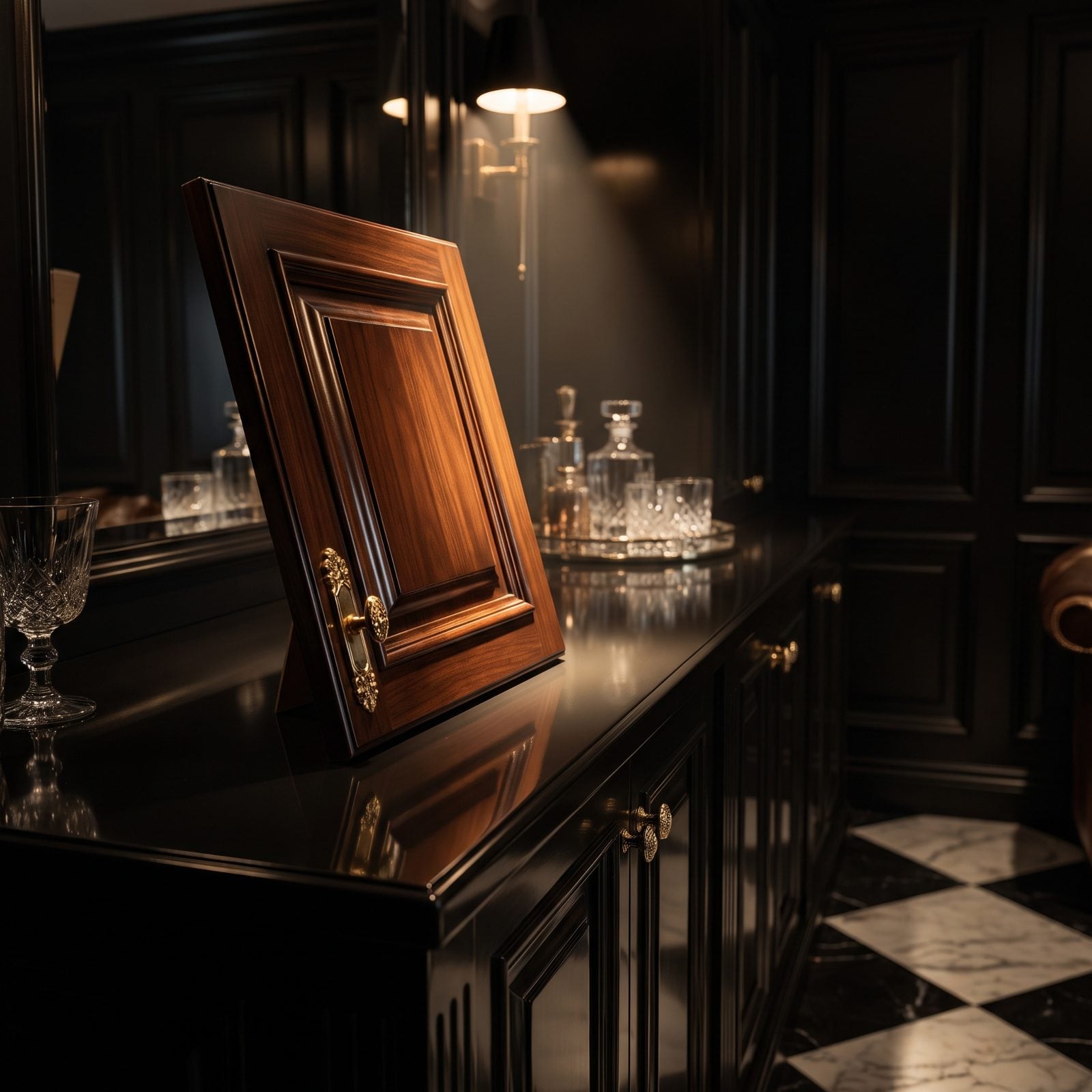 You Keep the Cabinet Sample Like It's Legal Evidence
