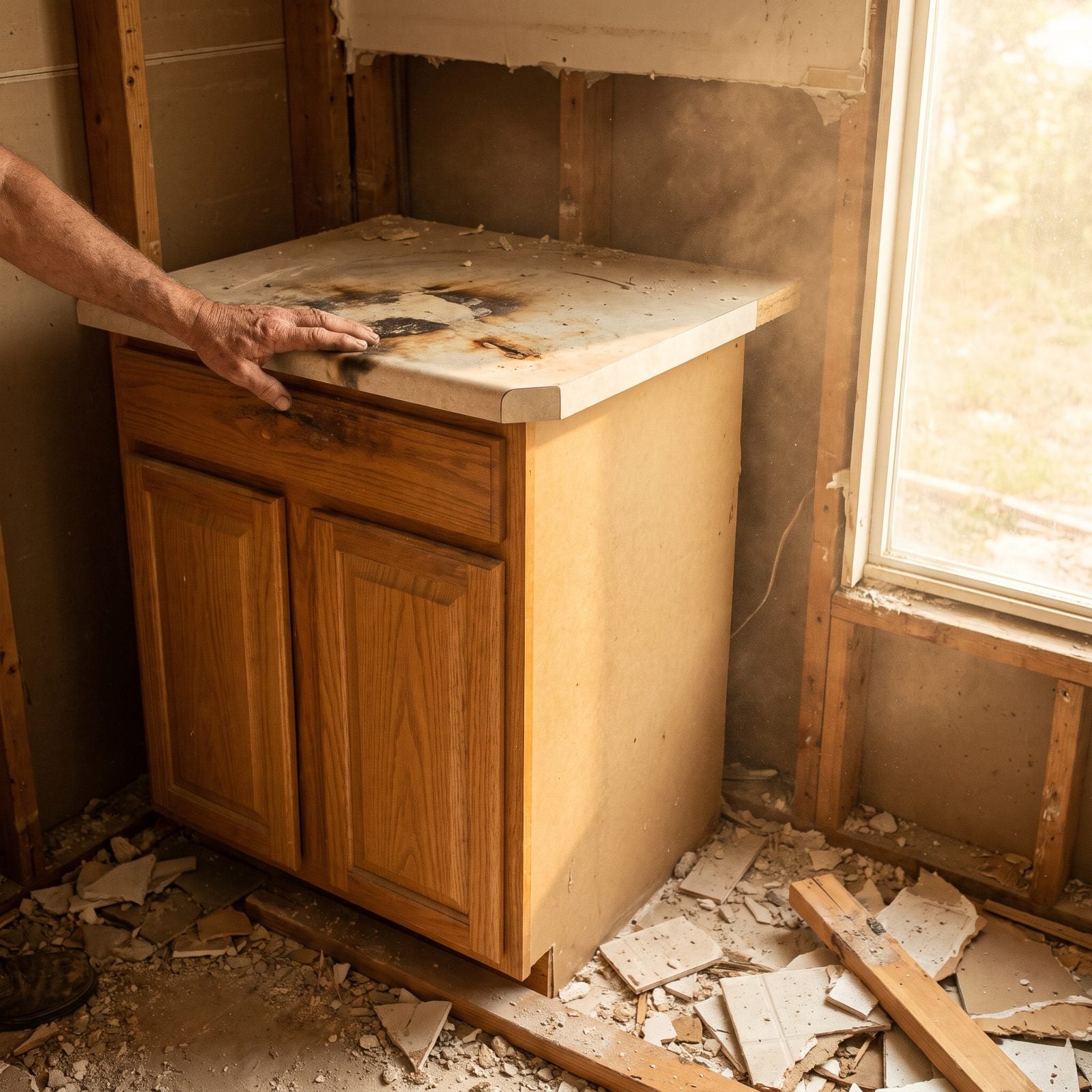 You Mourn the Old Kitchen After Demolition Starts