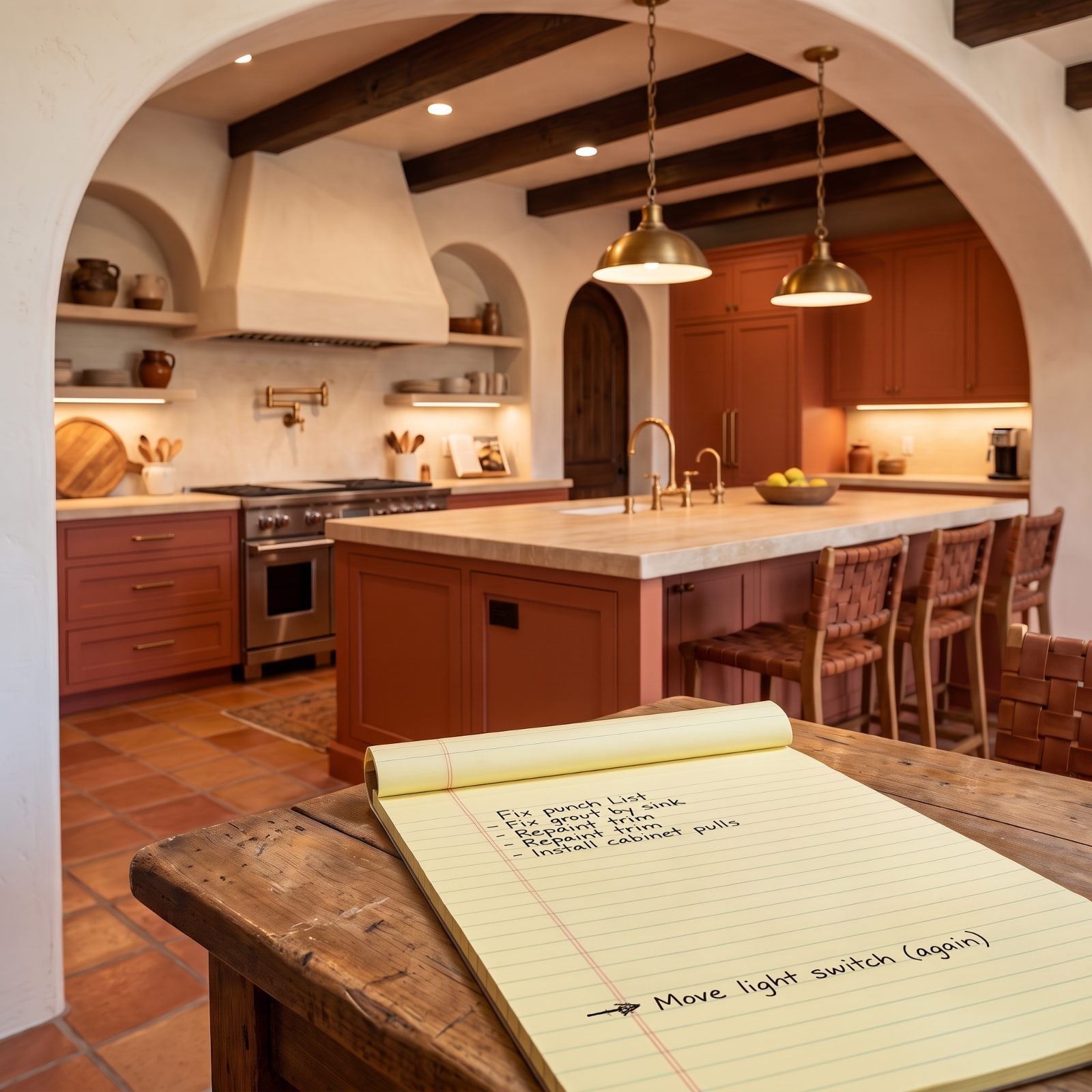 You Rewrite the Punch List After Every Walkthrough